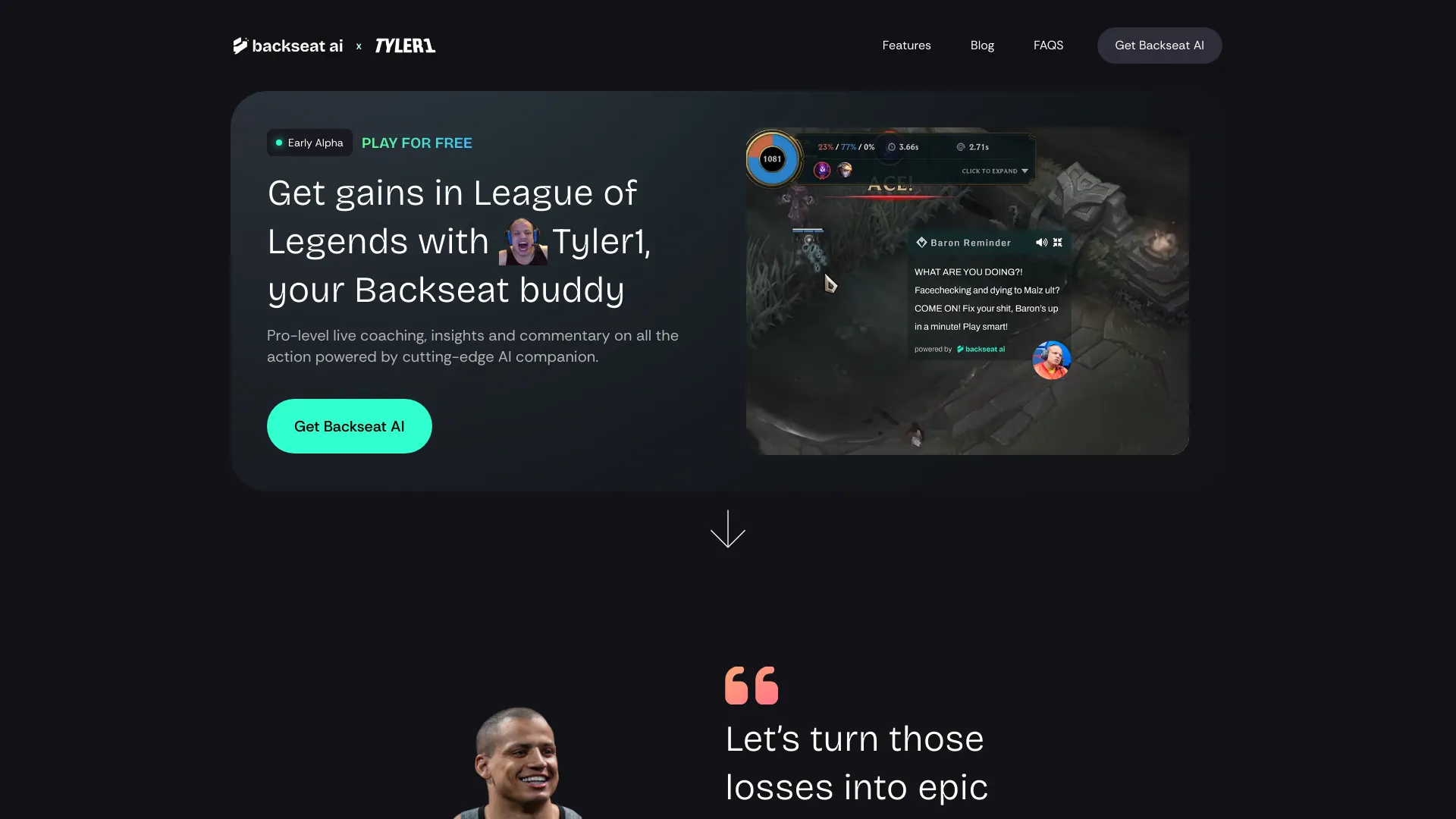 Backseat AI by Tyler1网页截图,Backseat AI by Tyler1网页快照