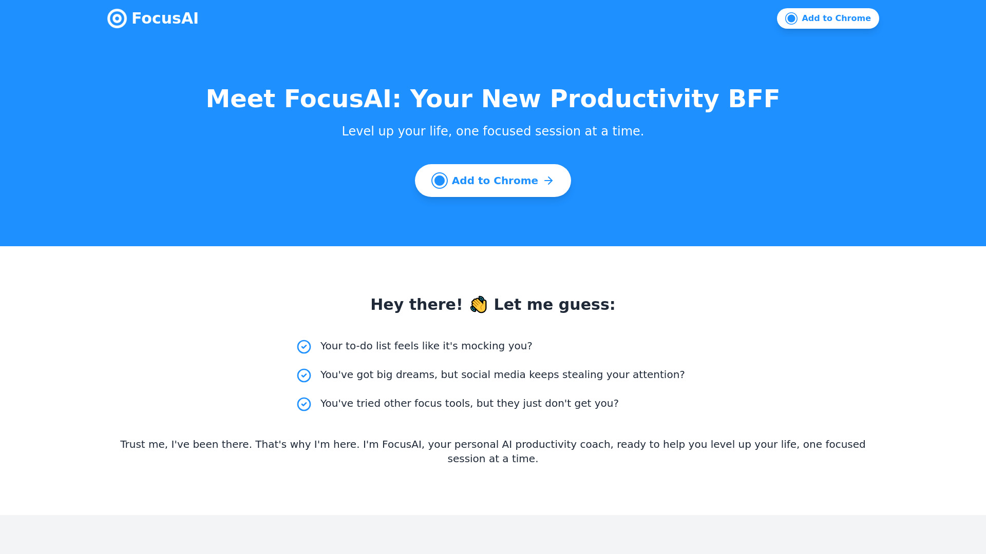 Focus AI网页截图,Focus AI网页快照