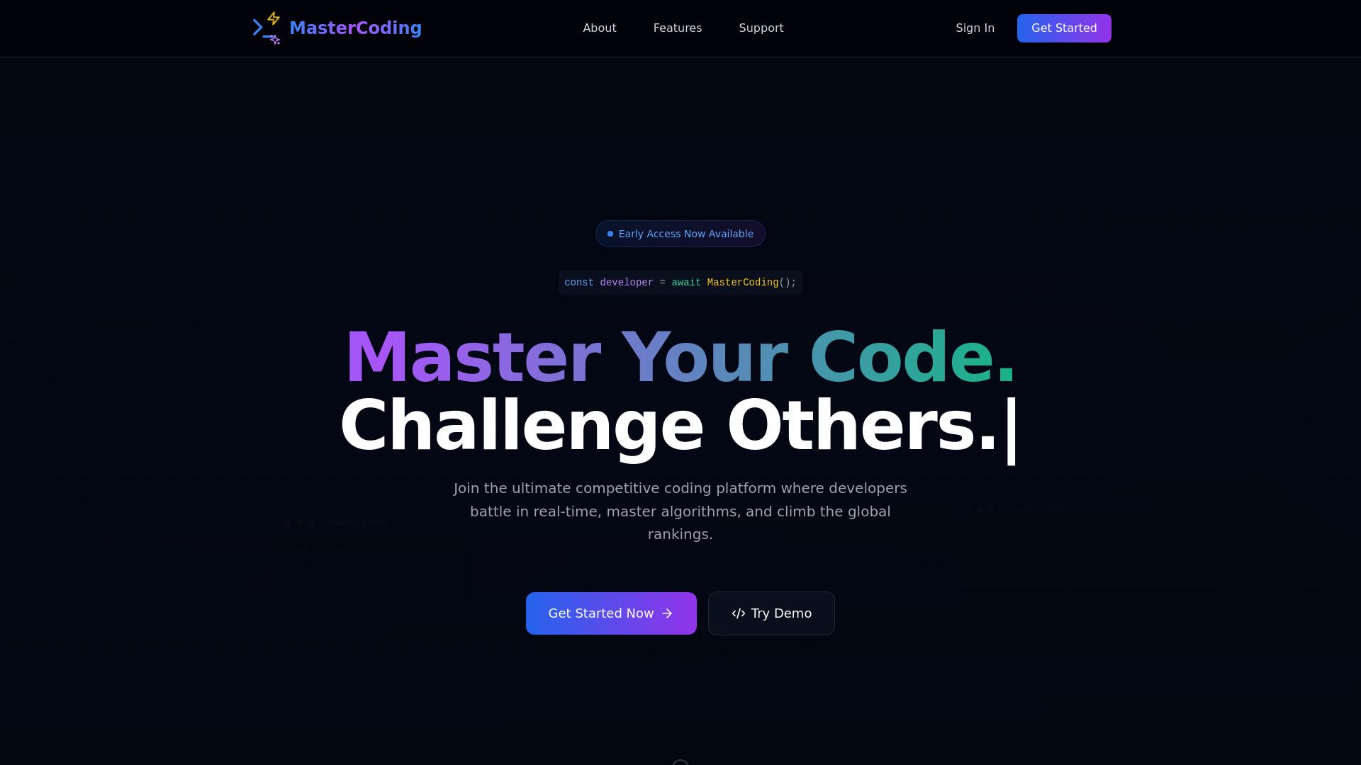 MasterCoding网页截图,MasterCoding网页快照