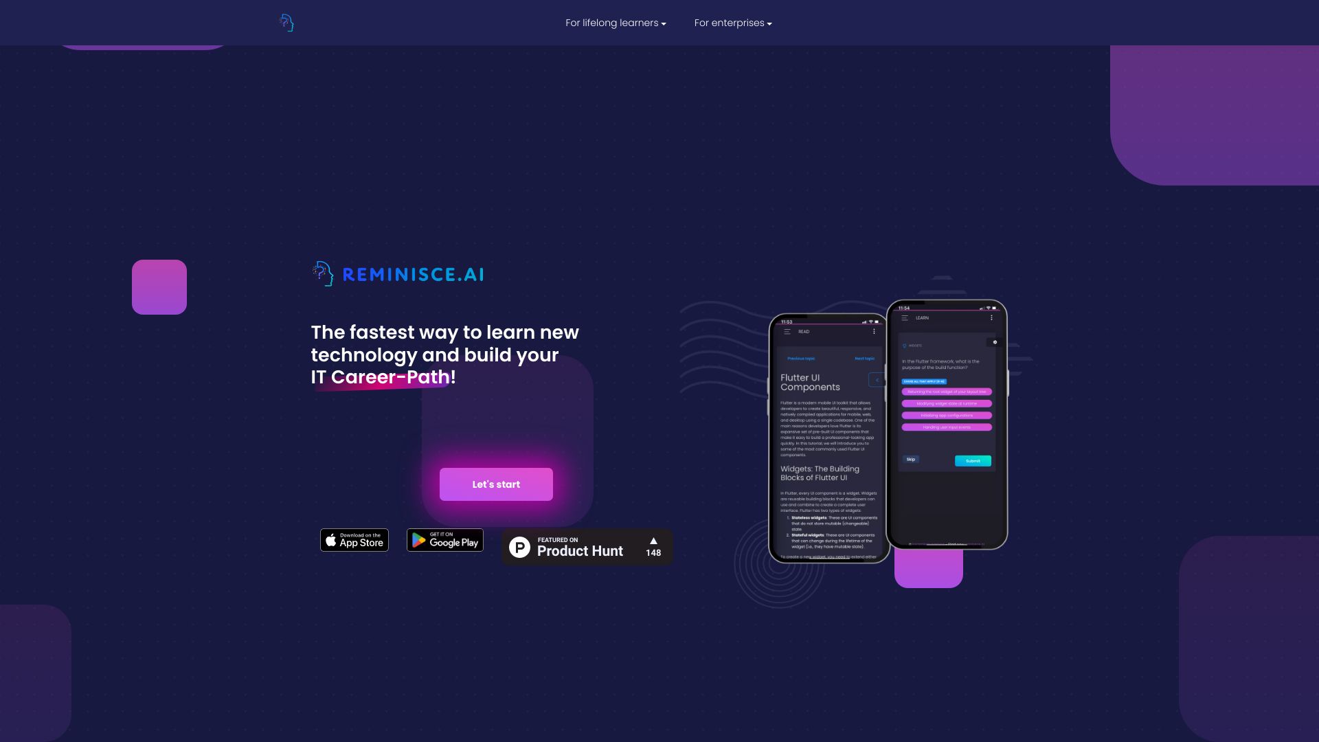 Reminisce.ai网页截图,Reminisce.ai网页快照