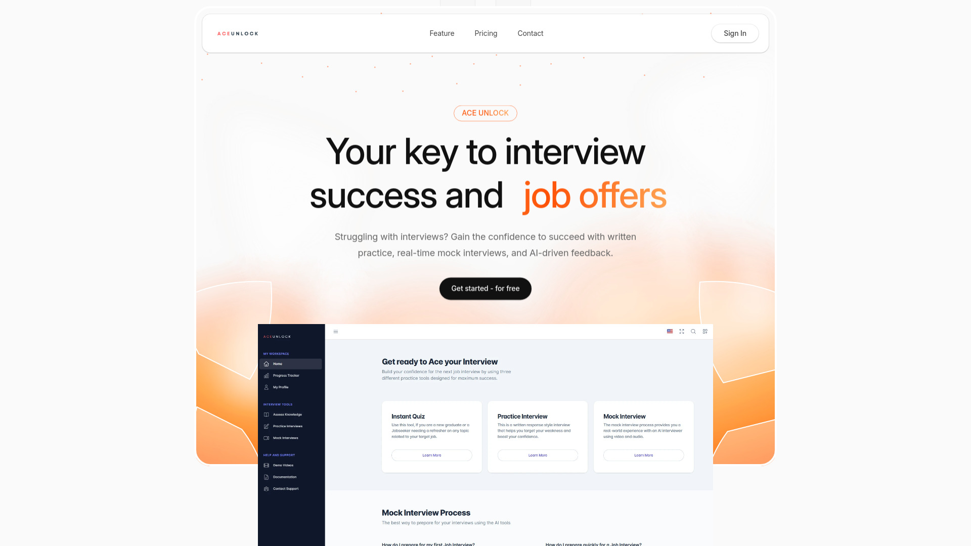 AceUnlock AI网页截图,AceUnlock AI网页快照