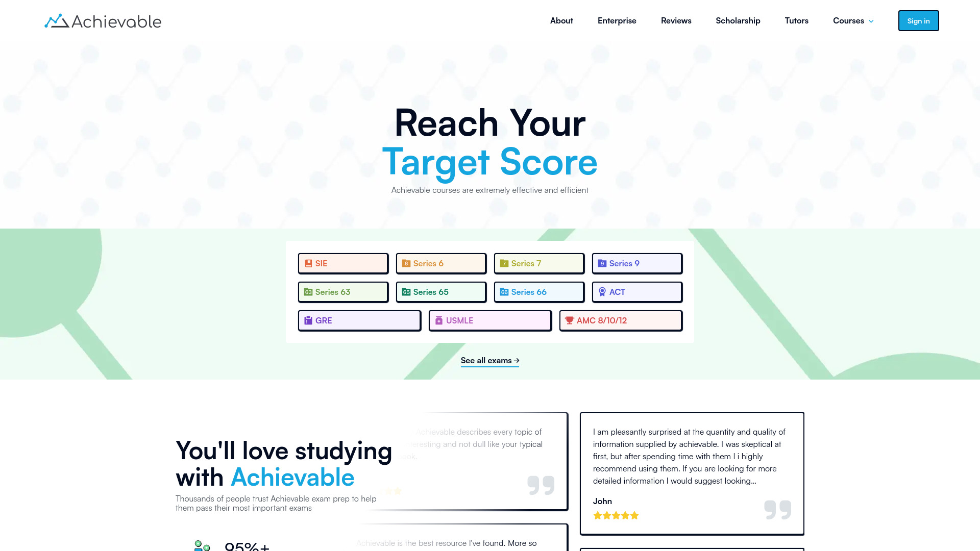 Achievable – AI adaptive learning网页截图,Achievable – AI adaptive learning网页快照