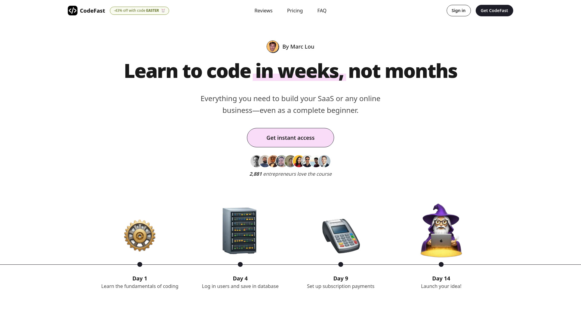 CodeFast网页截图,CodeFast网页快照