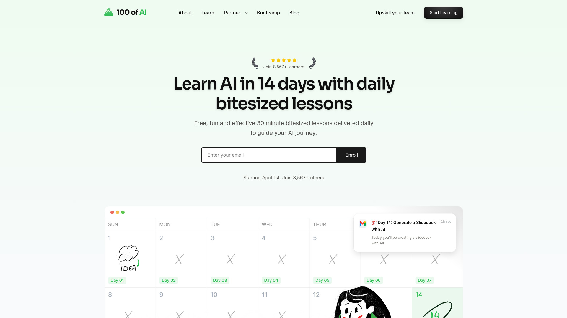 14DaysOfAI网页截图,14DaysOfAI网页快照