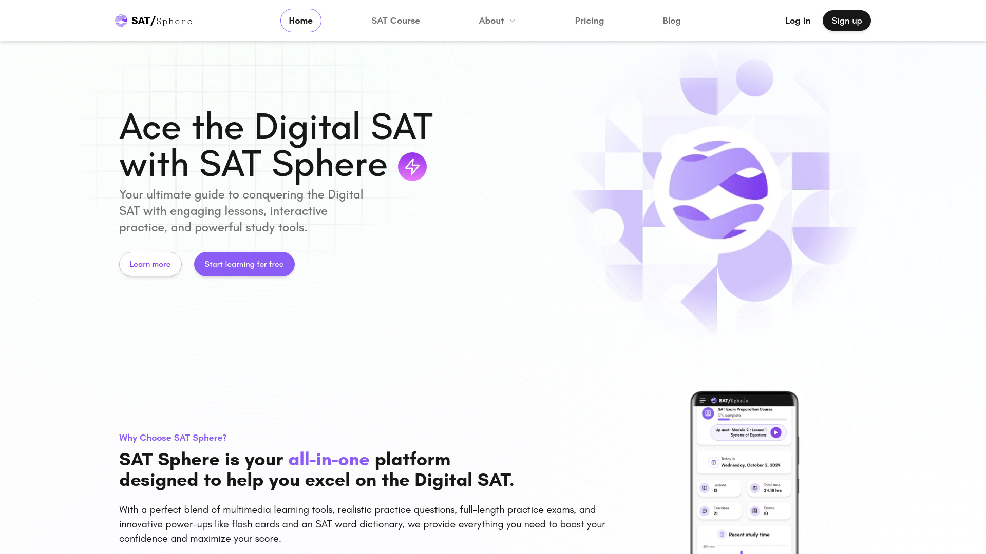 SAT Sphere网页截图,SAT Sphere网页快照