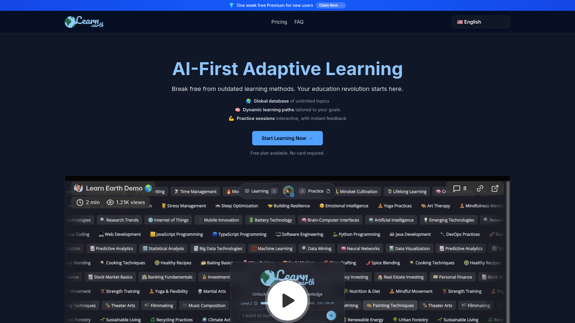 Learn Earth网页截图,Learn Earth网页快照