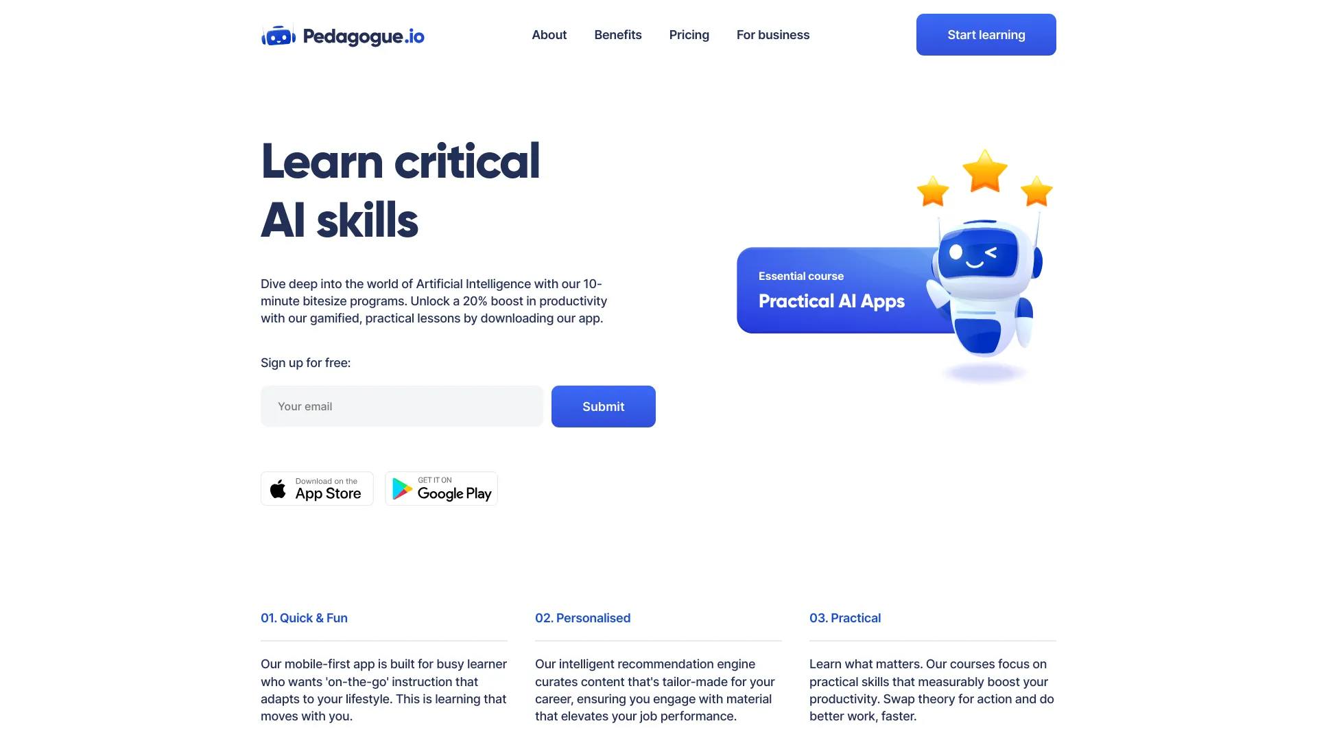 Pedagogue AI网页截图,Pedagogue AI网页快照