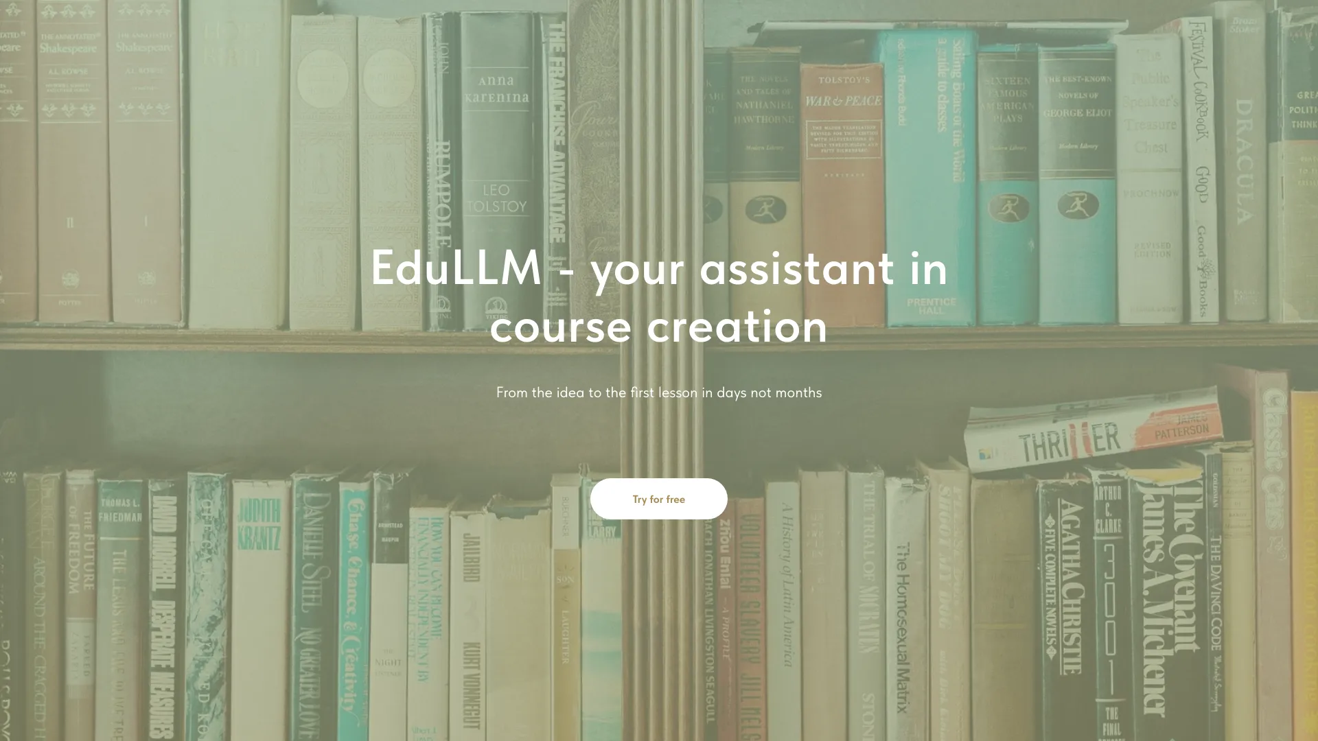 EduLLM网页截图,EduLLM网页快照