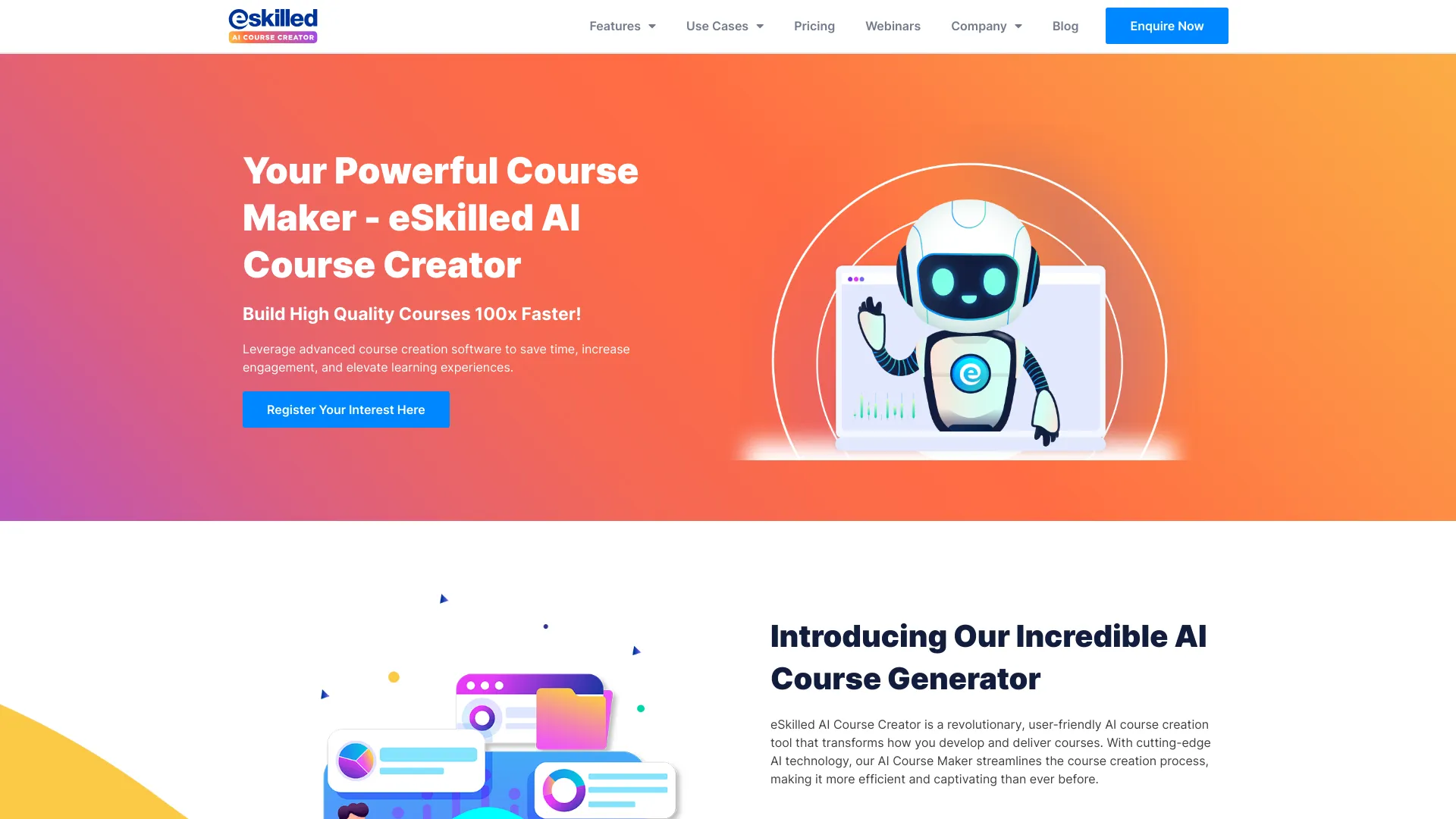 eSkilled AI Course Creator AI网页截图,eSkilled AI Course Creator AI网页快照