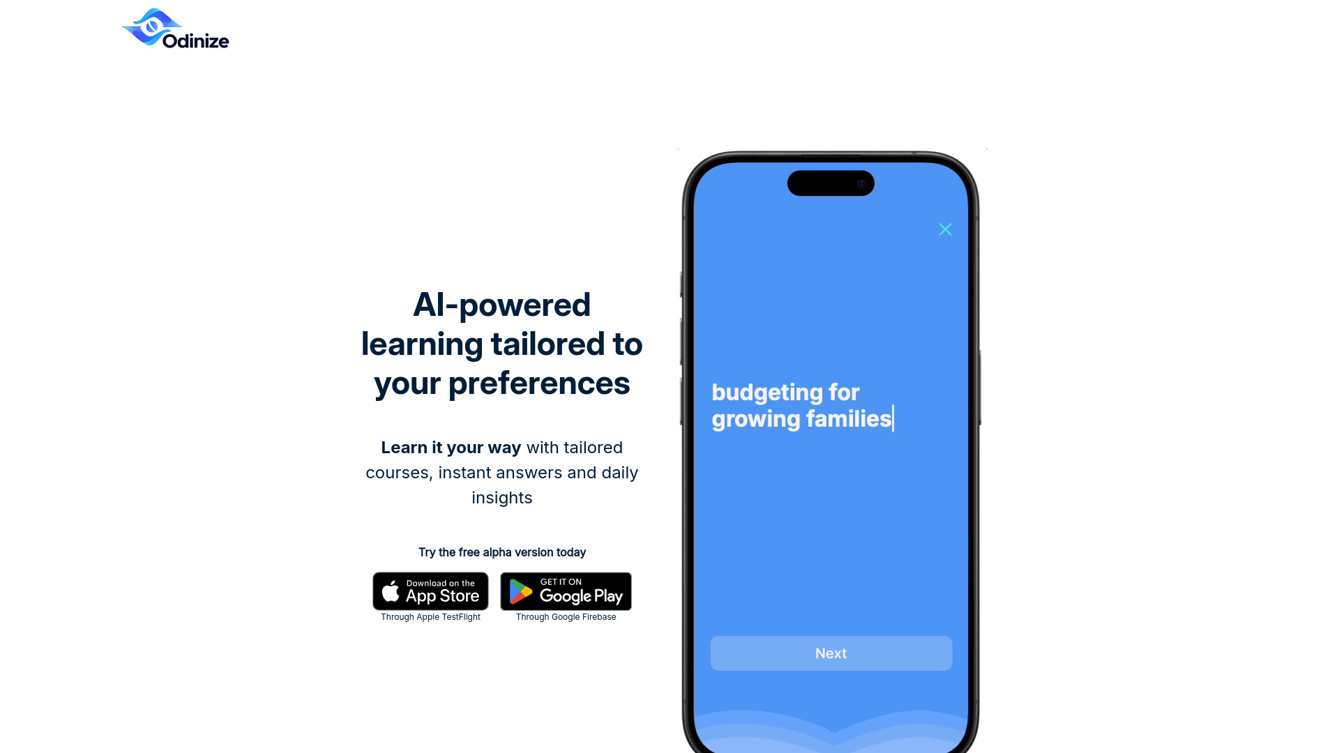 Odinize网页截图,Odinize网页快照