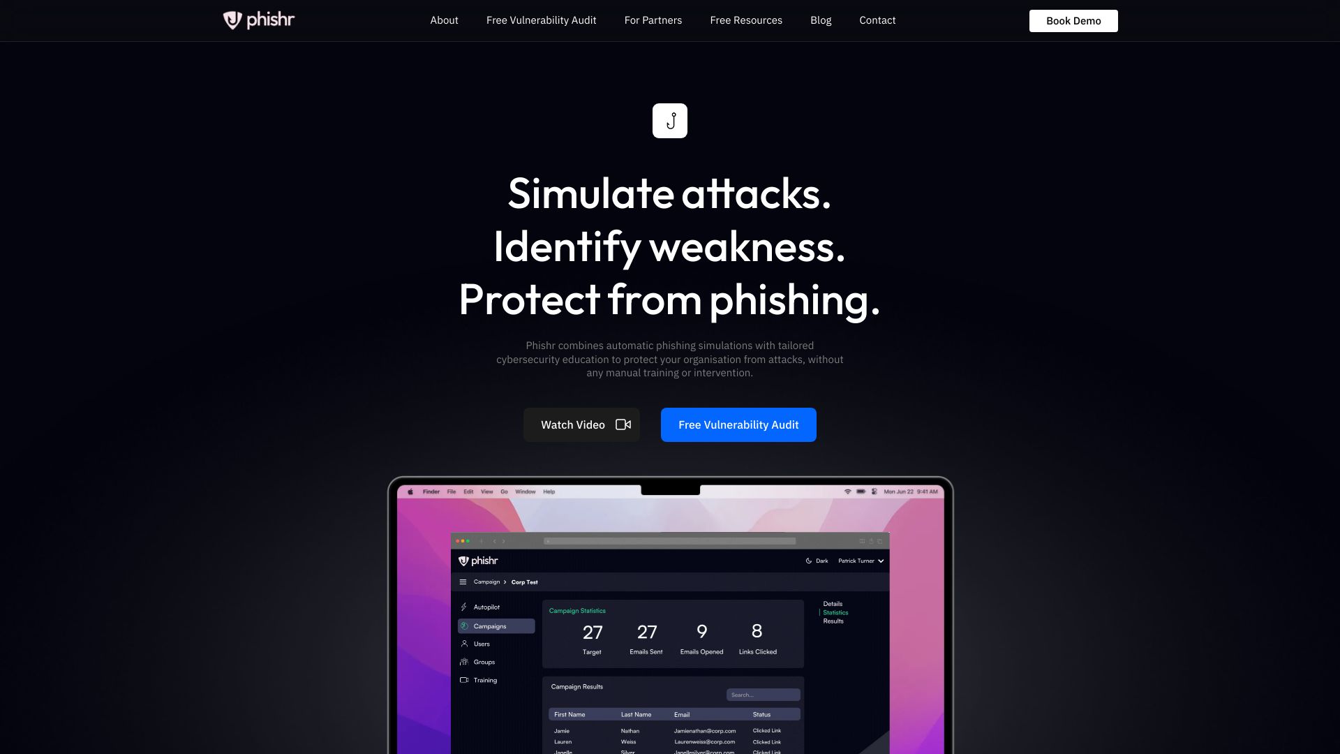 Phishr网页截图,Phishr网页快照
