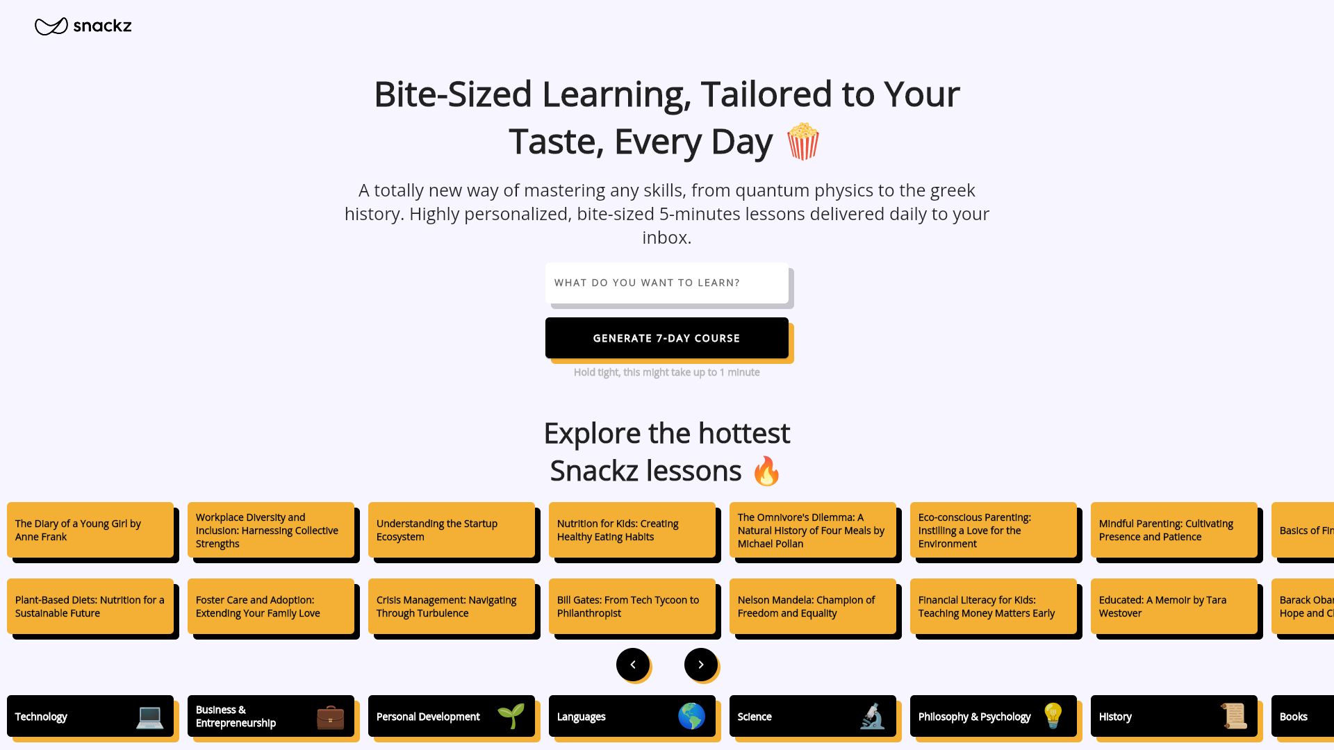 Snackz网页截图,Snackz网页快照