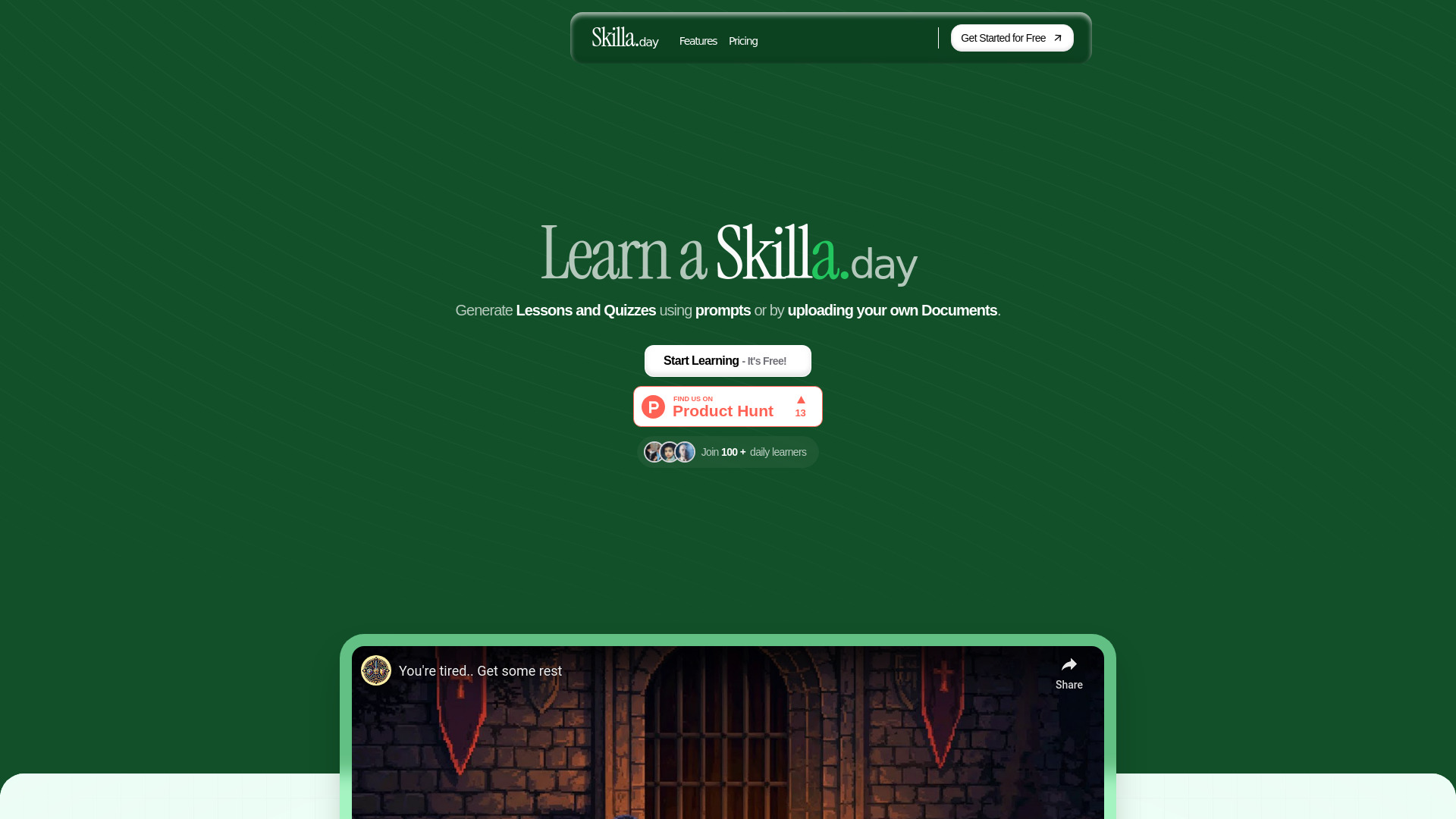 Skilla.Day网页截图,Skilla.Day网页快照