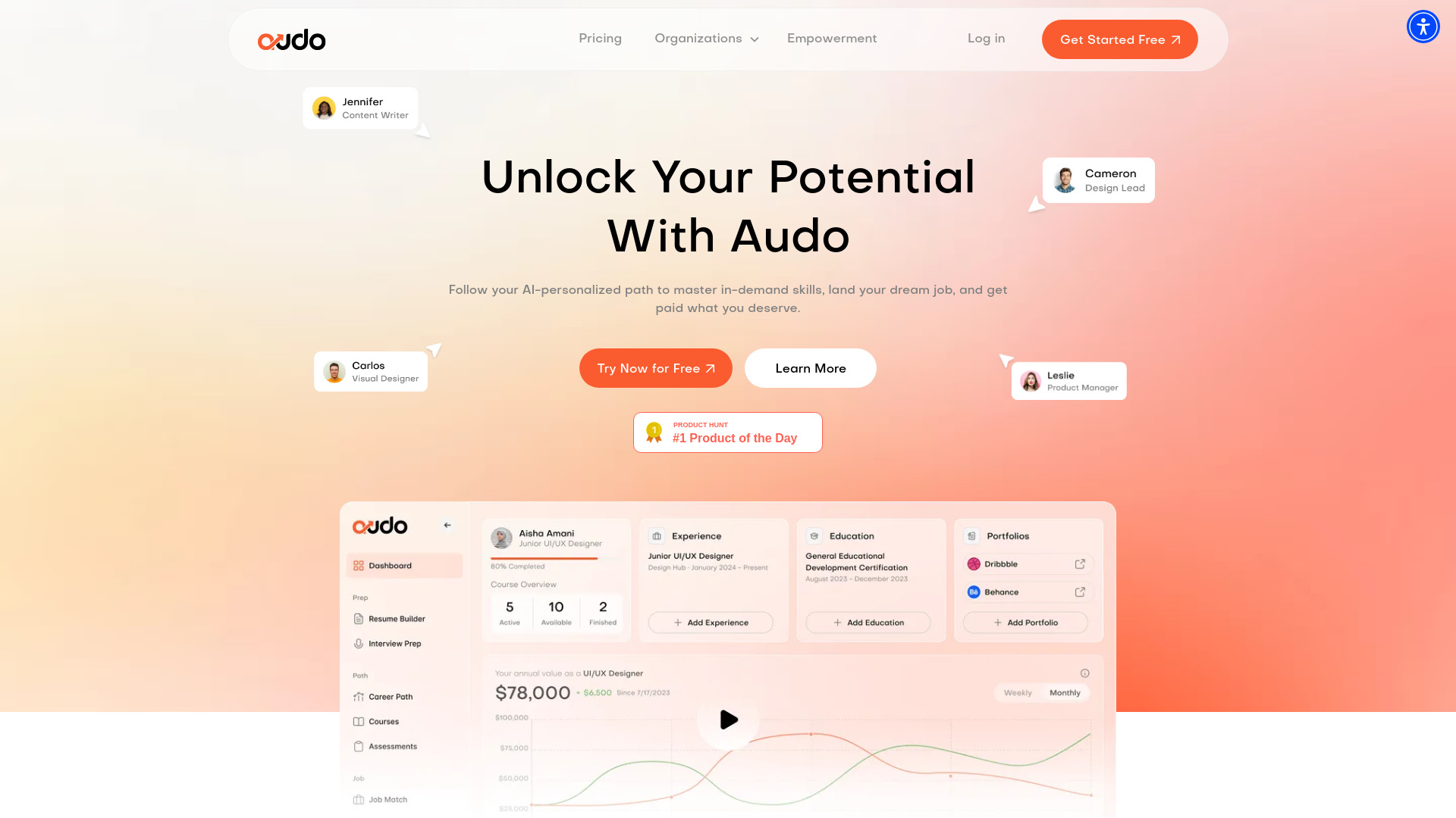 Audo网页截图,Audo网页快照