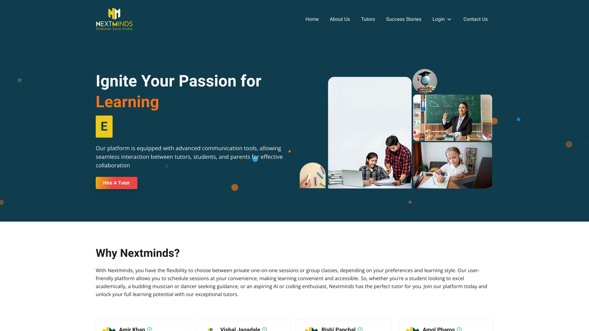 Nextminds网页截图,Nextminds网页快照