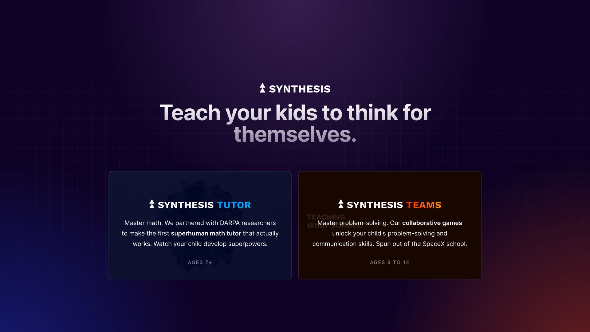 Synthesis网页截图,Synthesis网页快照