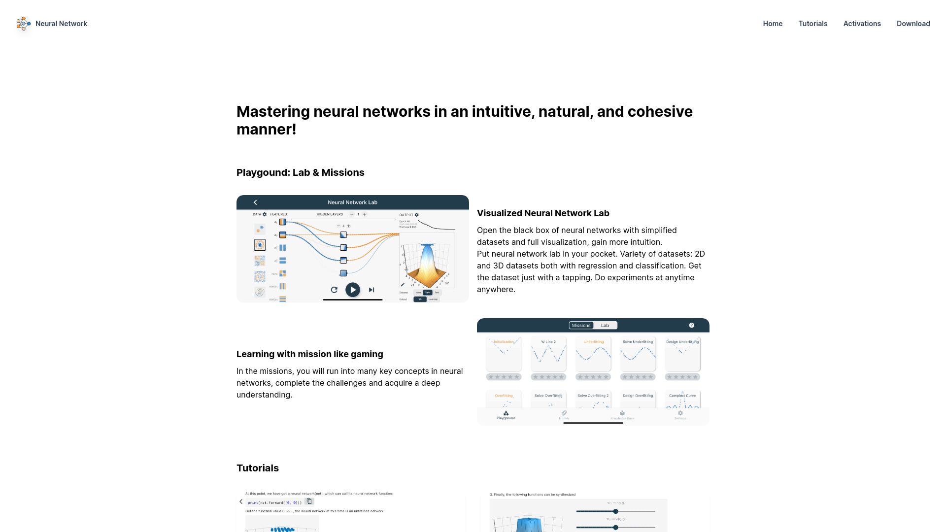 Neural Network网页截图,Neural Network网页快照