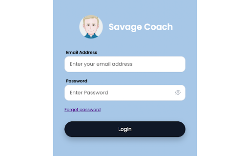 Savage Coach网页截图,Savage Coach网页快照