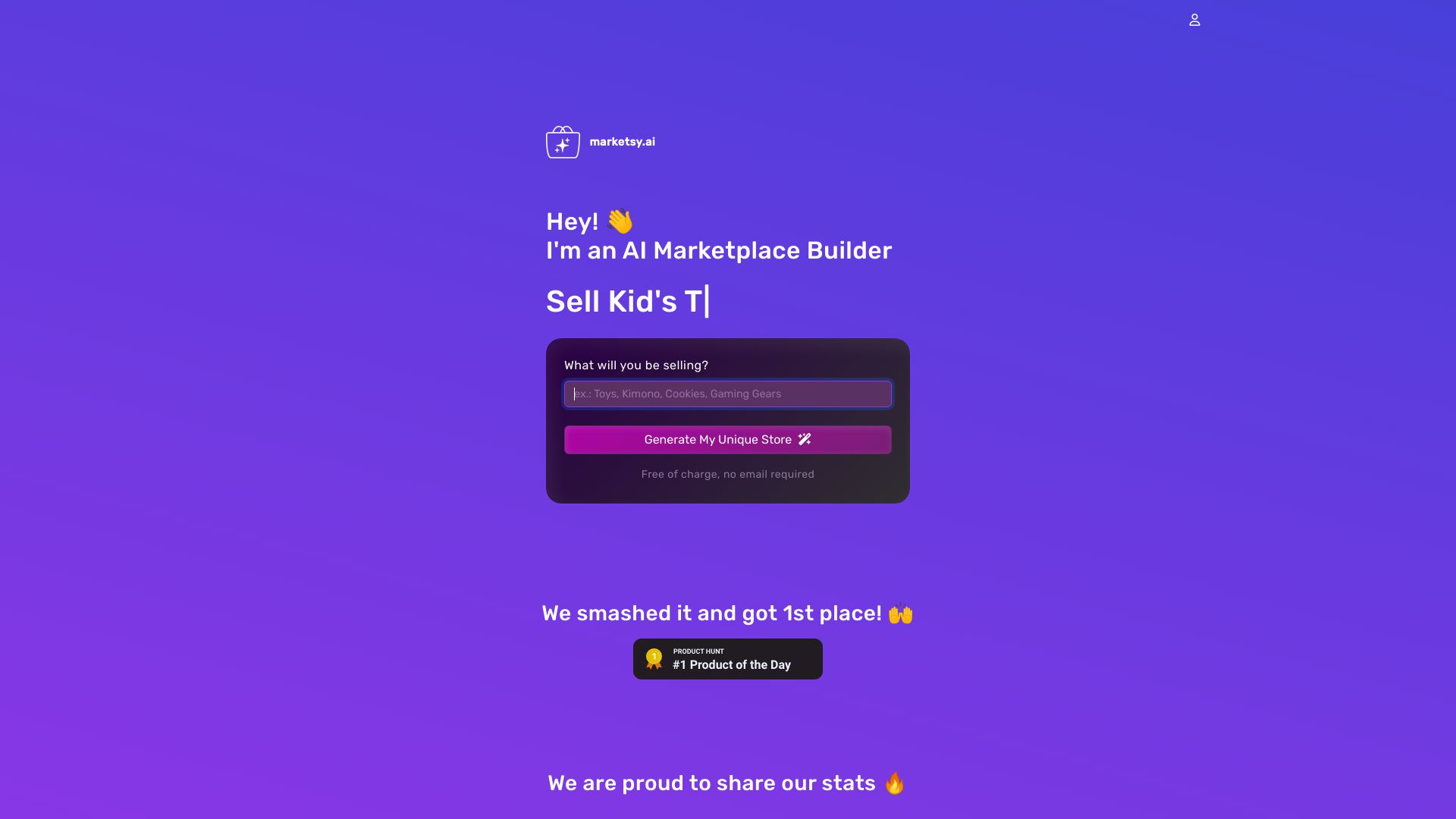 Marketsy.ai网页截图,Marketsy.ai网页快照