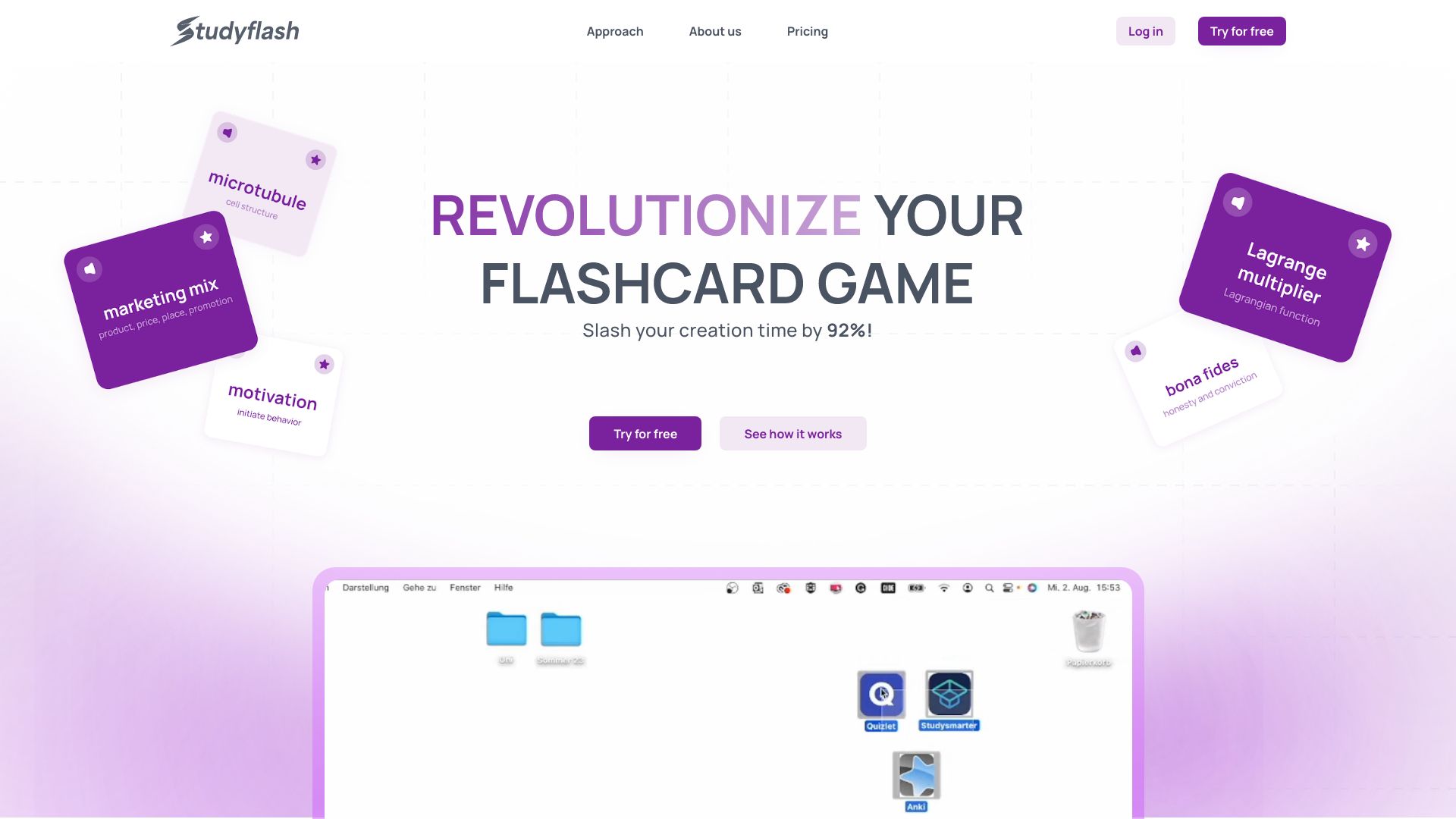 Studyflash网页截图,Studyflash网页快照
