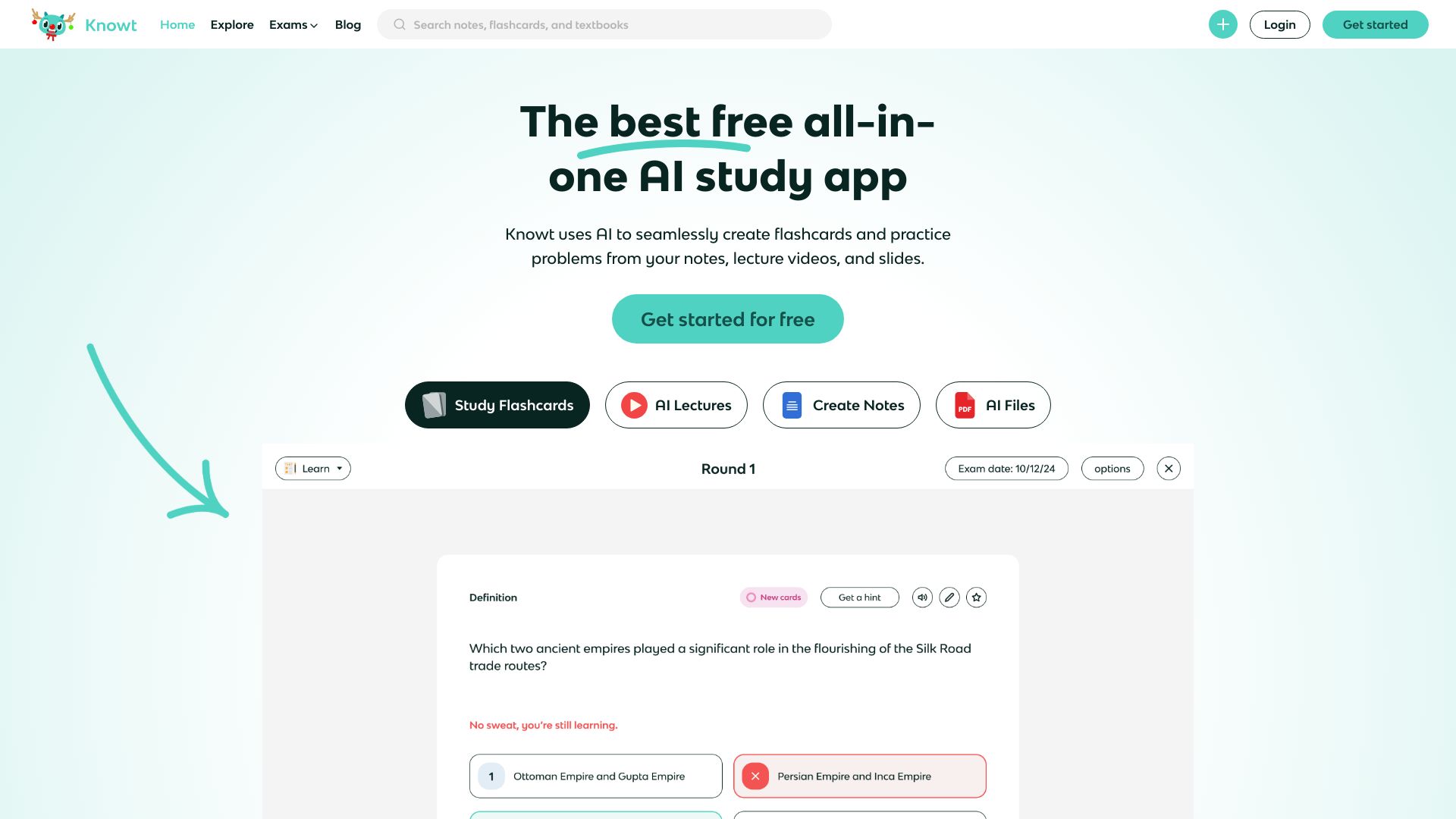 knowt.io网页截图,knowt.io网页快照
