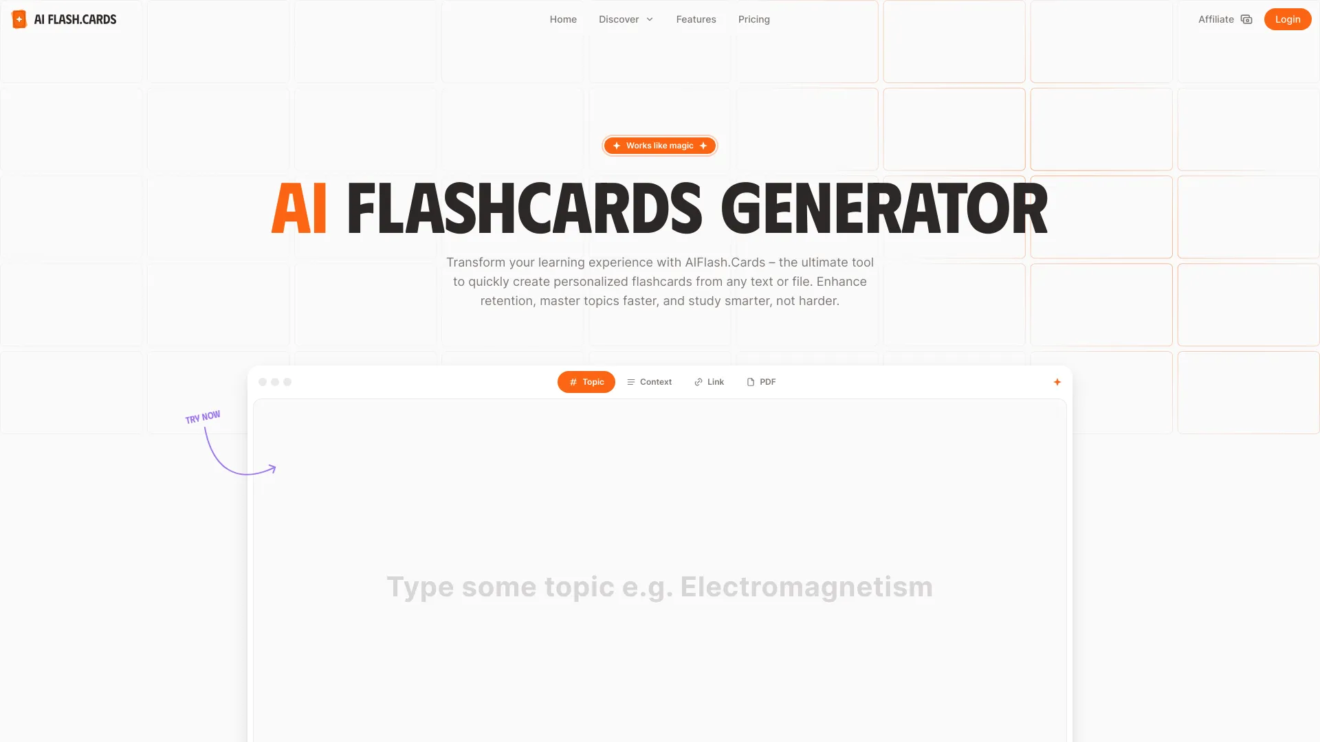 AI Flash.Cards网页截图,AI Flash.Cards网页快照