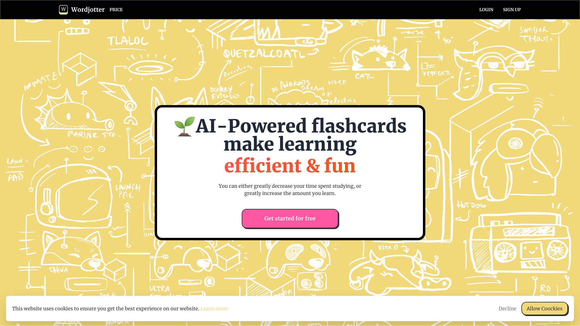 Wordjotter网页截图,Wordjotter网页快照