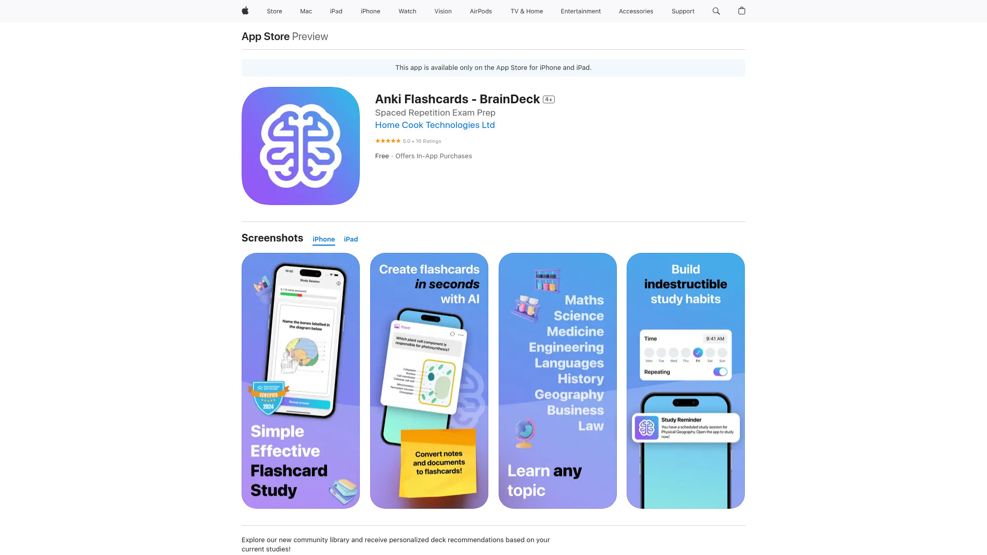 BrainDeck网页截图,BrainDeck网页快照