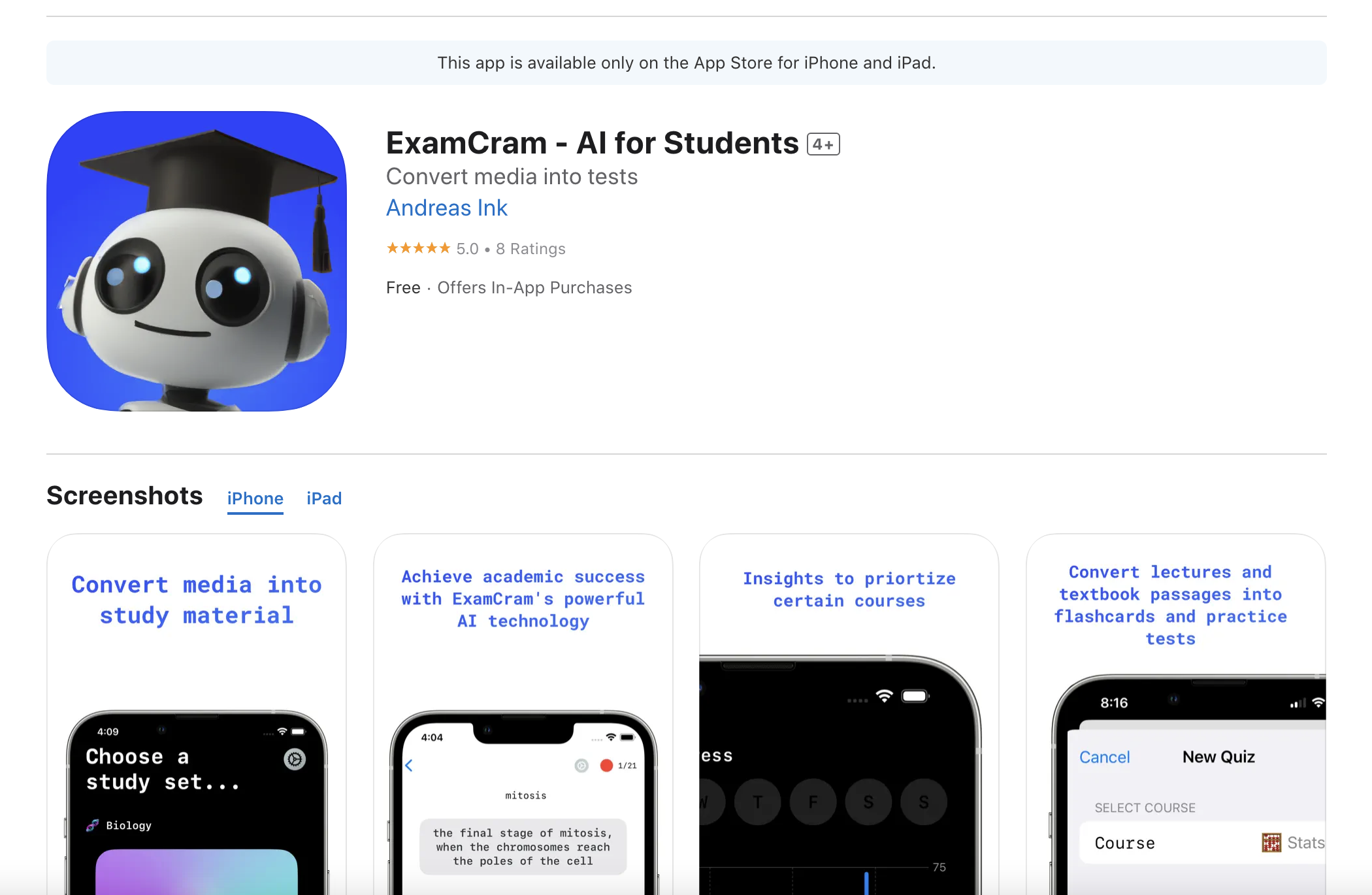 ExamCram网页截图,ExamCram网页快照