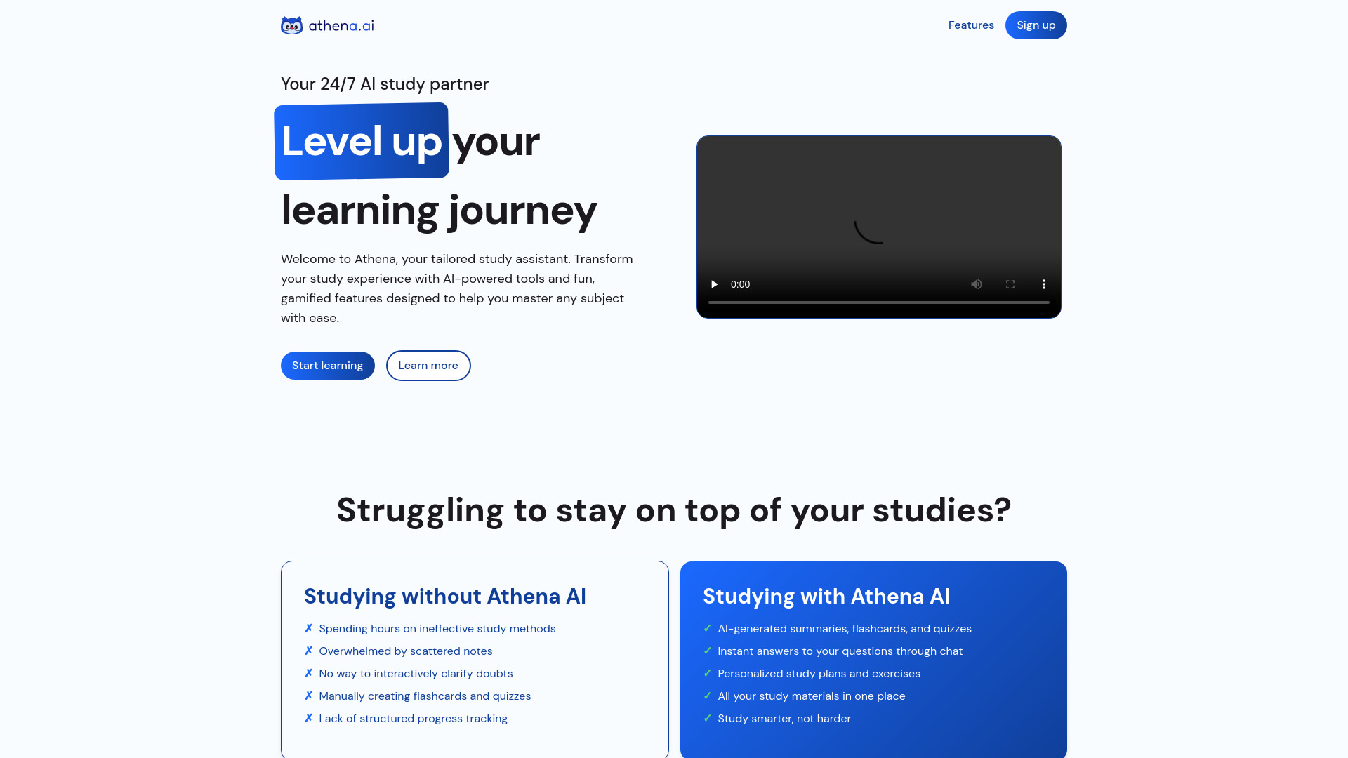Athena AI网页截图,Athena AI网页快照