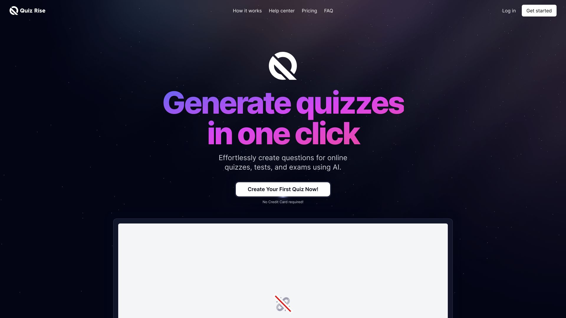 QuizRise网页截图,QuizRise网页快照