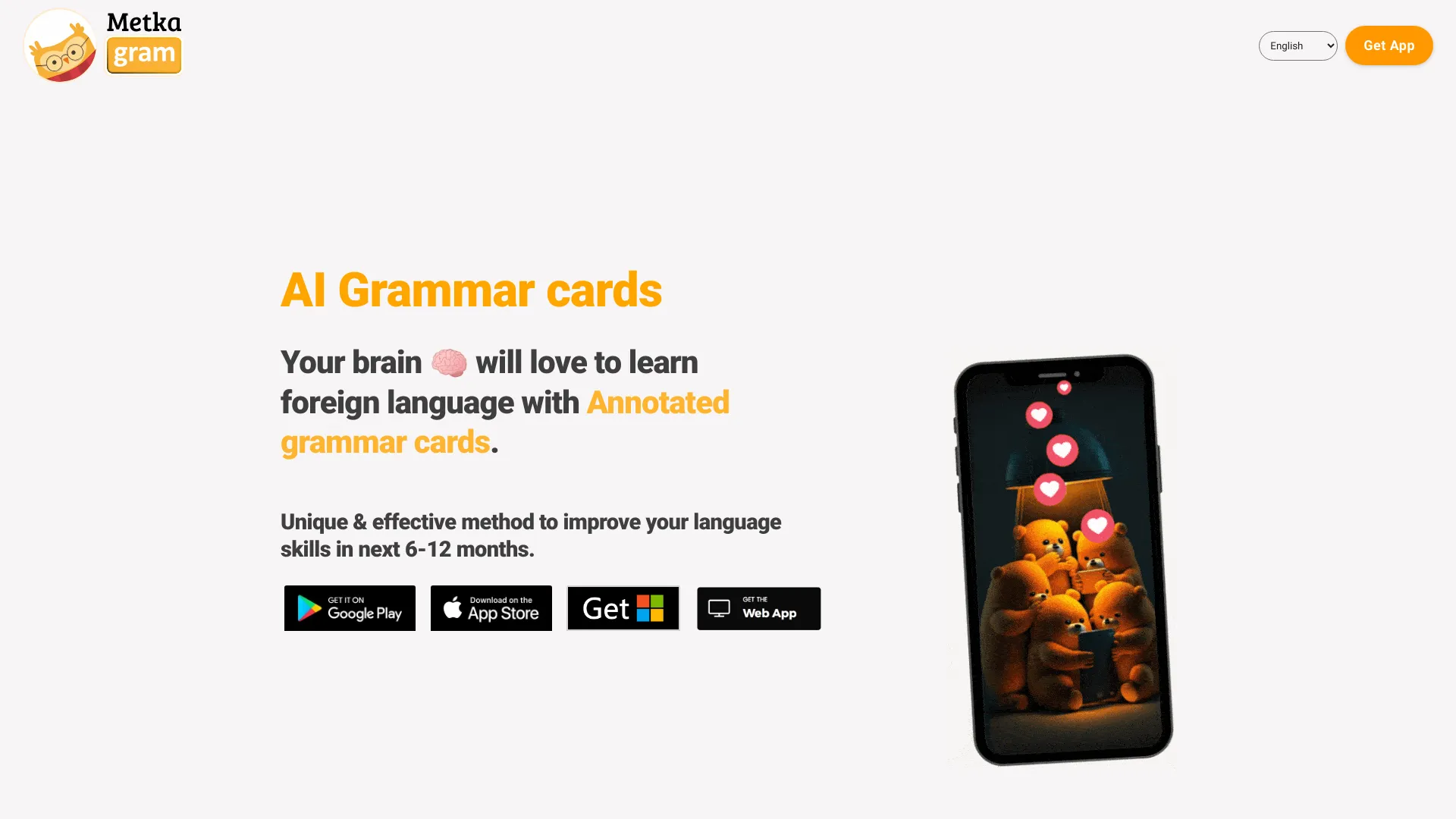 AI Grammar Cards Metkagram网页截图,AI Grammar Cards Metkagram网页快照