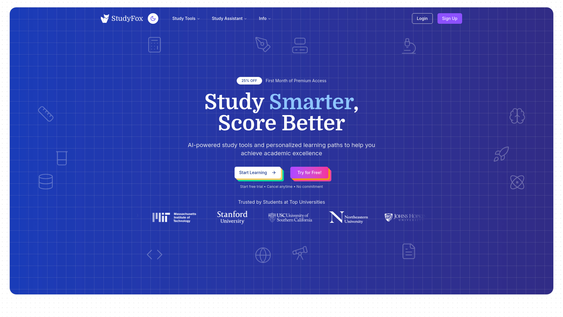 StudyFox网页截图,StudyFox网页快照