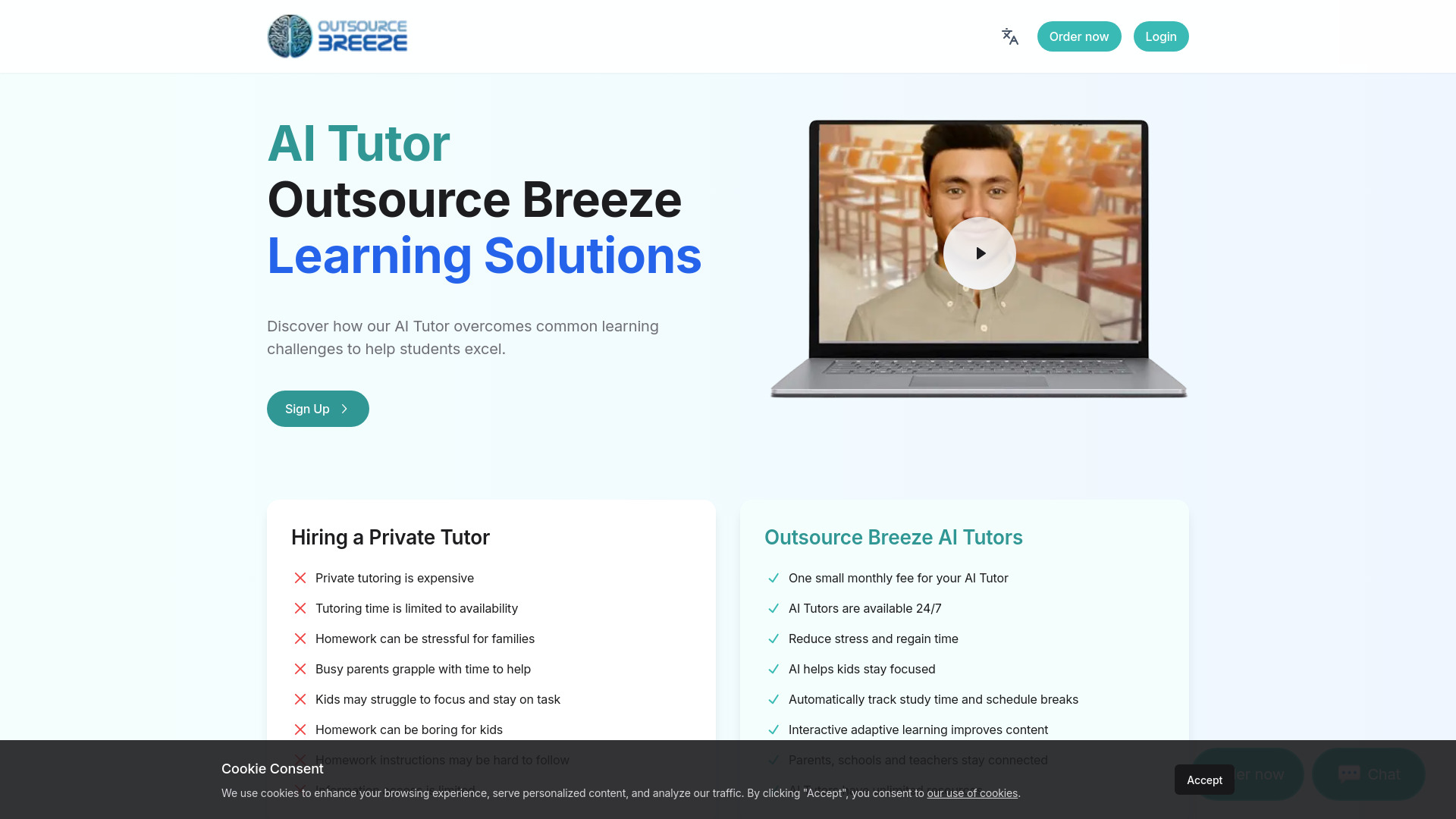 Outsource Breeze网页截图,Outsource Breeze网页快照