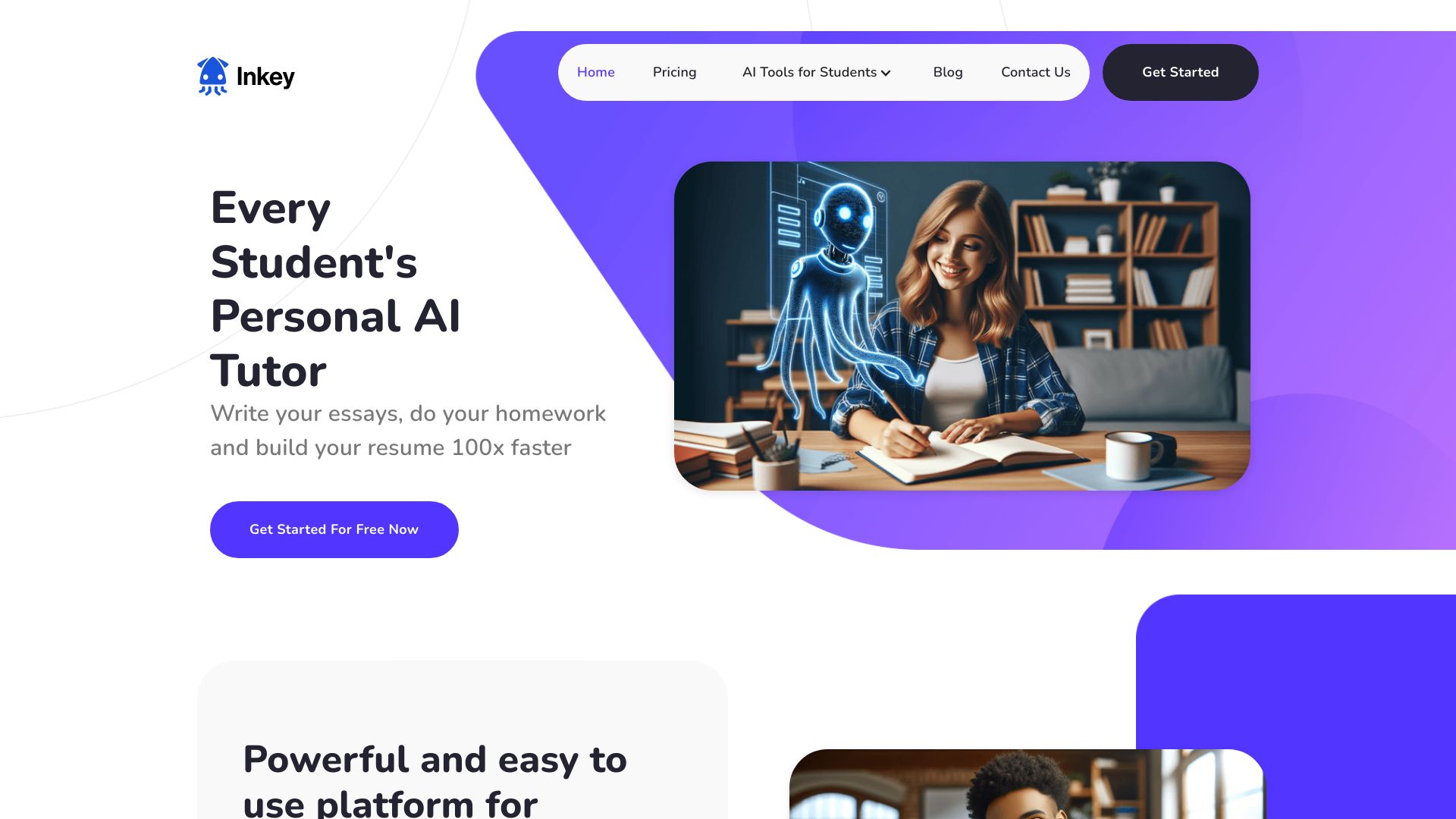 Inkey.ai网页截图,Inkey.ai网页快照