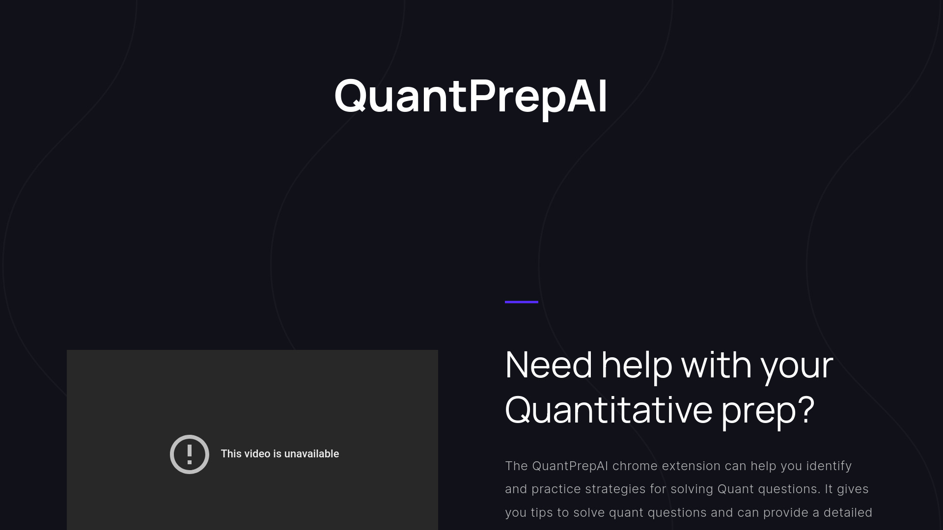 QuantPrep AI – GRE & GMAT Quant Prep网页截图,QuantPrep AI – GRE & GMAT Quant Prep网页快照