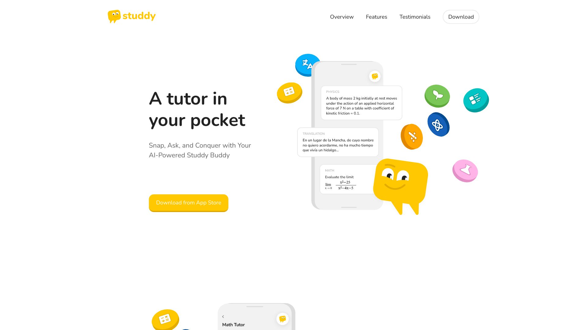 Studdy网页截图,Studdy网页快照