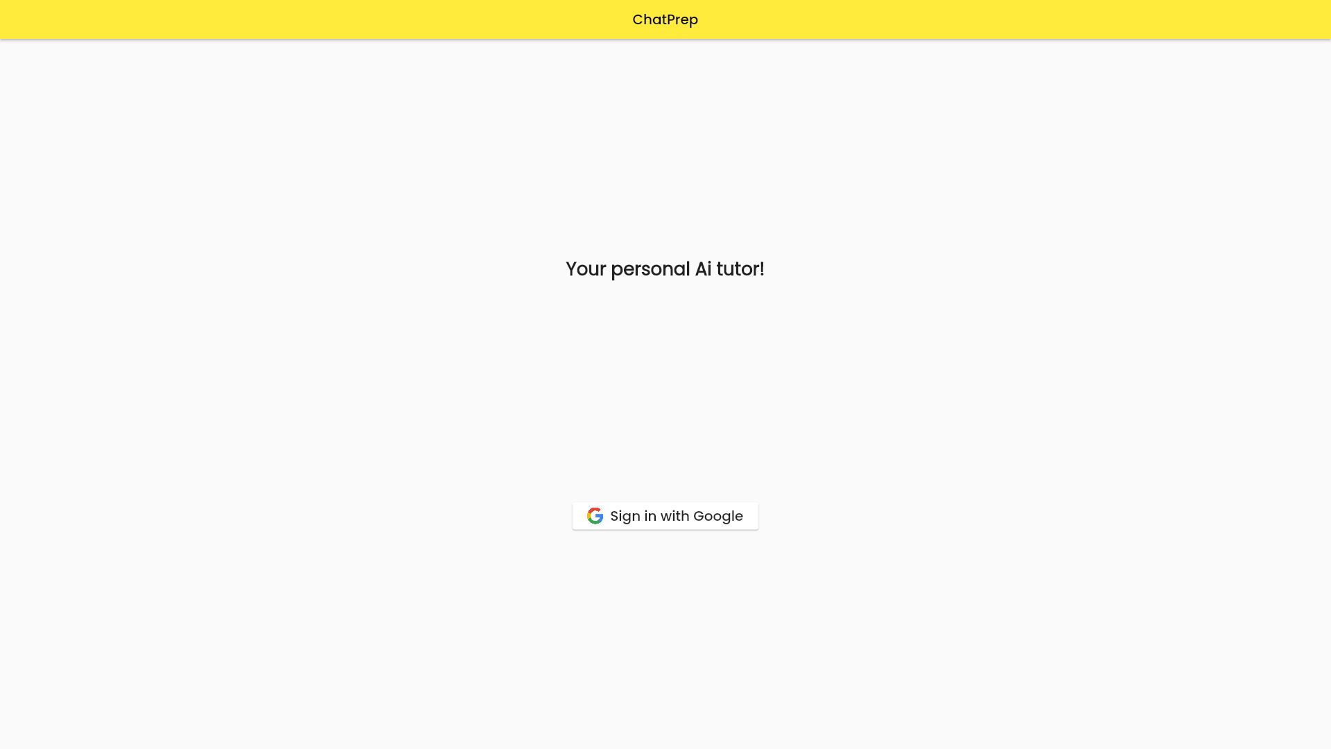 ChatPrep网页截图,ChatPrep网页快照