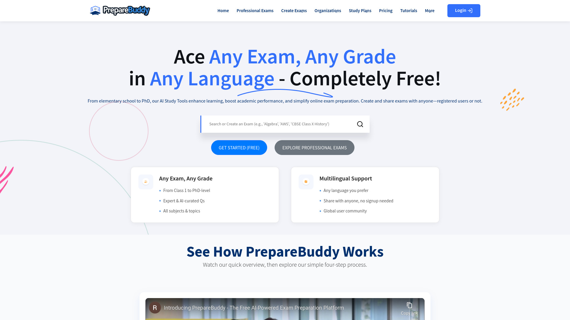 PrepareBuddy网页截图,PrepareBuddy网页快照