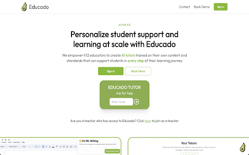 Educado网页截图,Educado网页快照