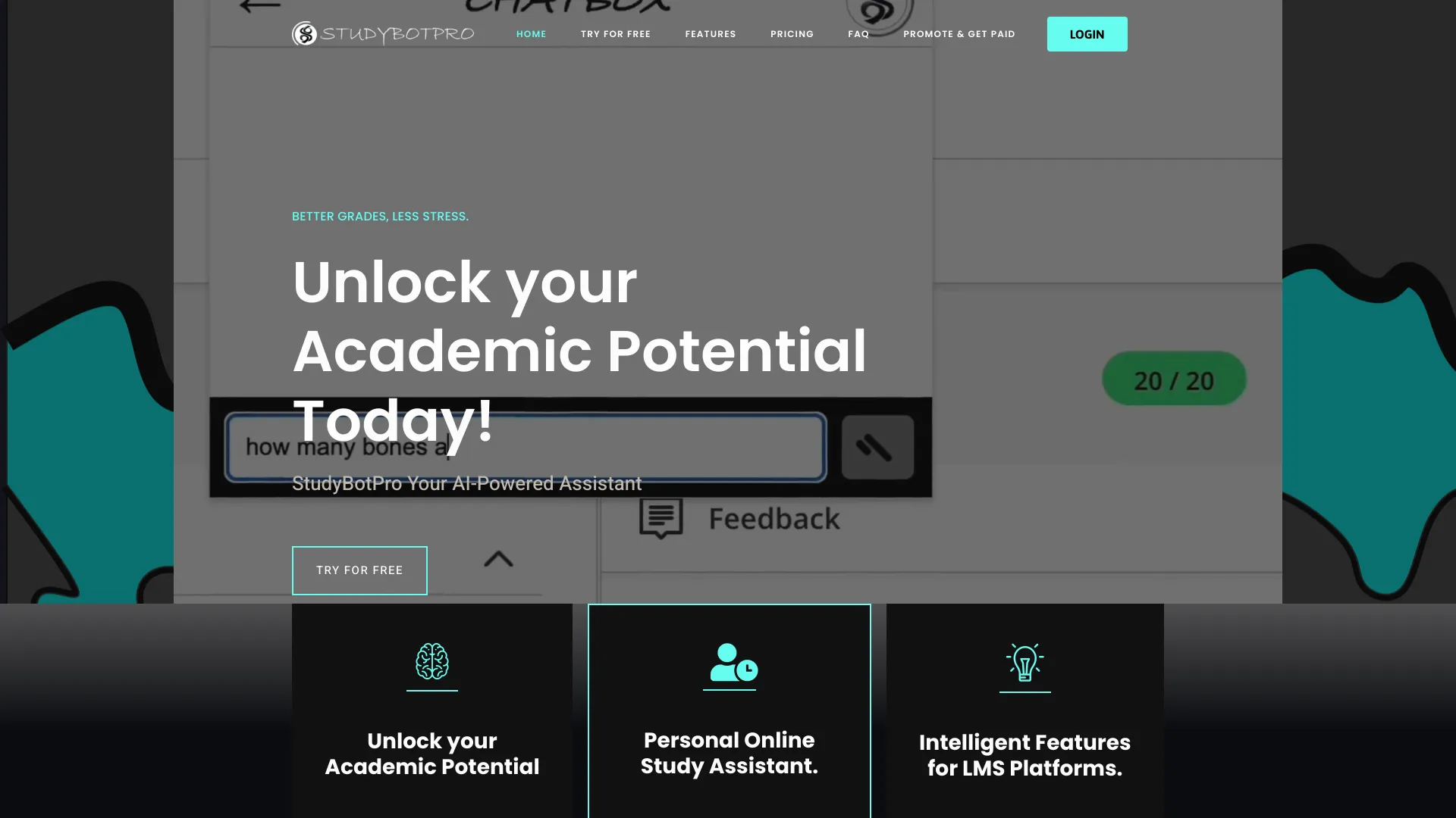 StudyBotPro网页截图,StudyBotPro网页快照