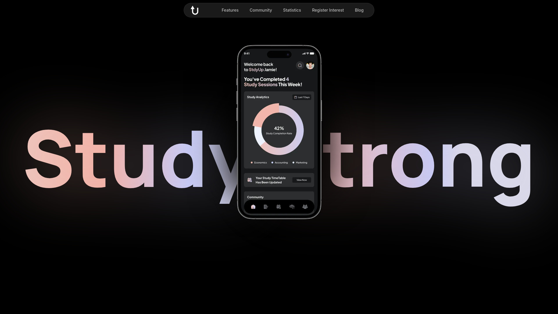 StdyUp | The AI Powered Study Tool网页截图,StdyUp | The AI Powered Study Tool网页快照