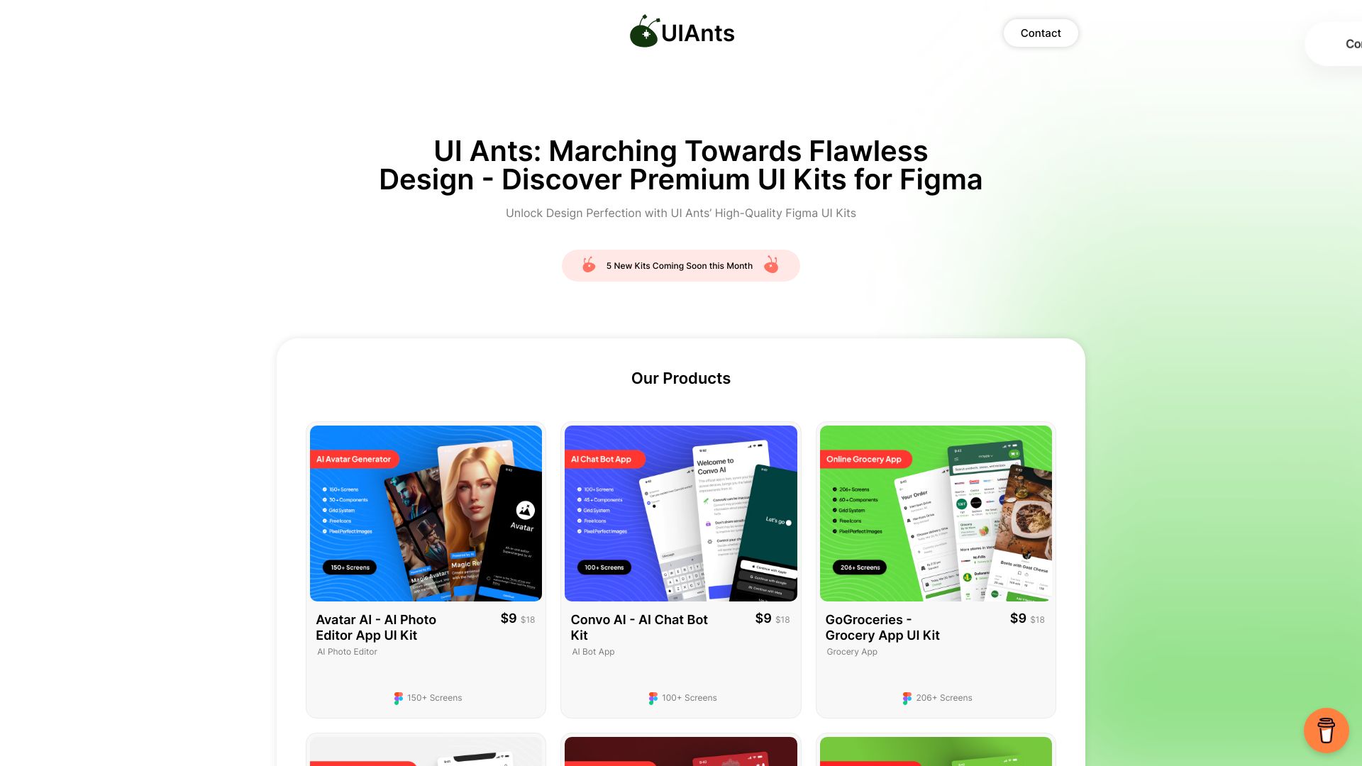 UI Ants网页截图,UI Ants网页快照