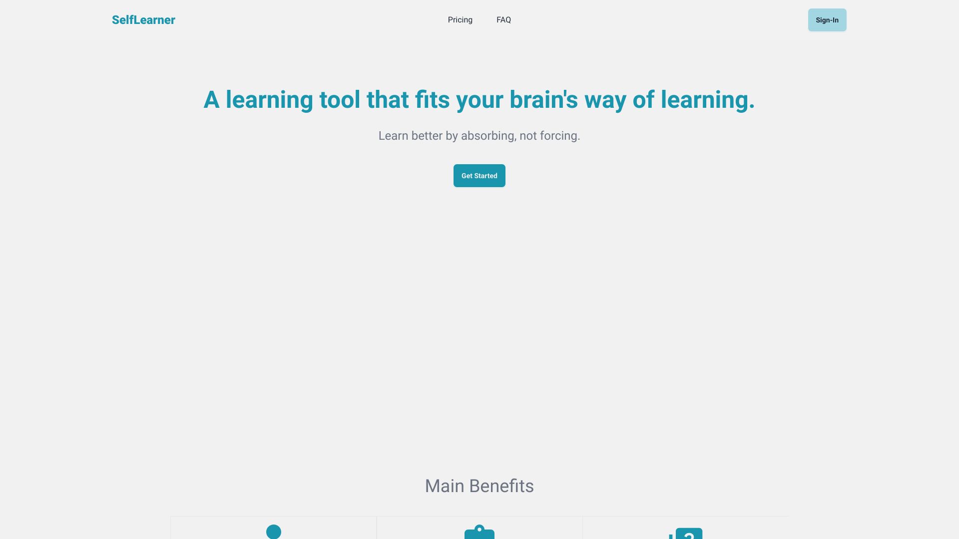 Selflearner网页截图,Selflearner网页快照