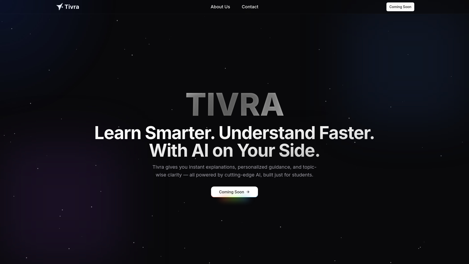 Tivra (Your AI Tutor)网页截图,Tivra (Your AI Tutor)网页快照