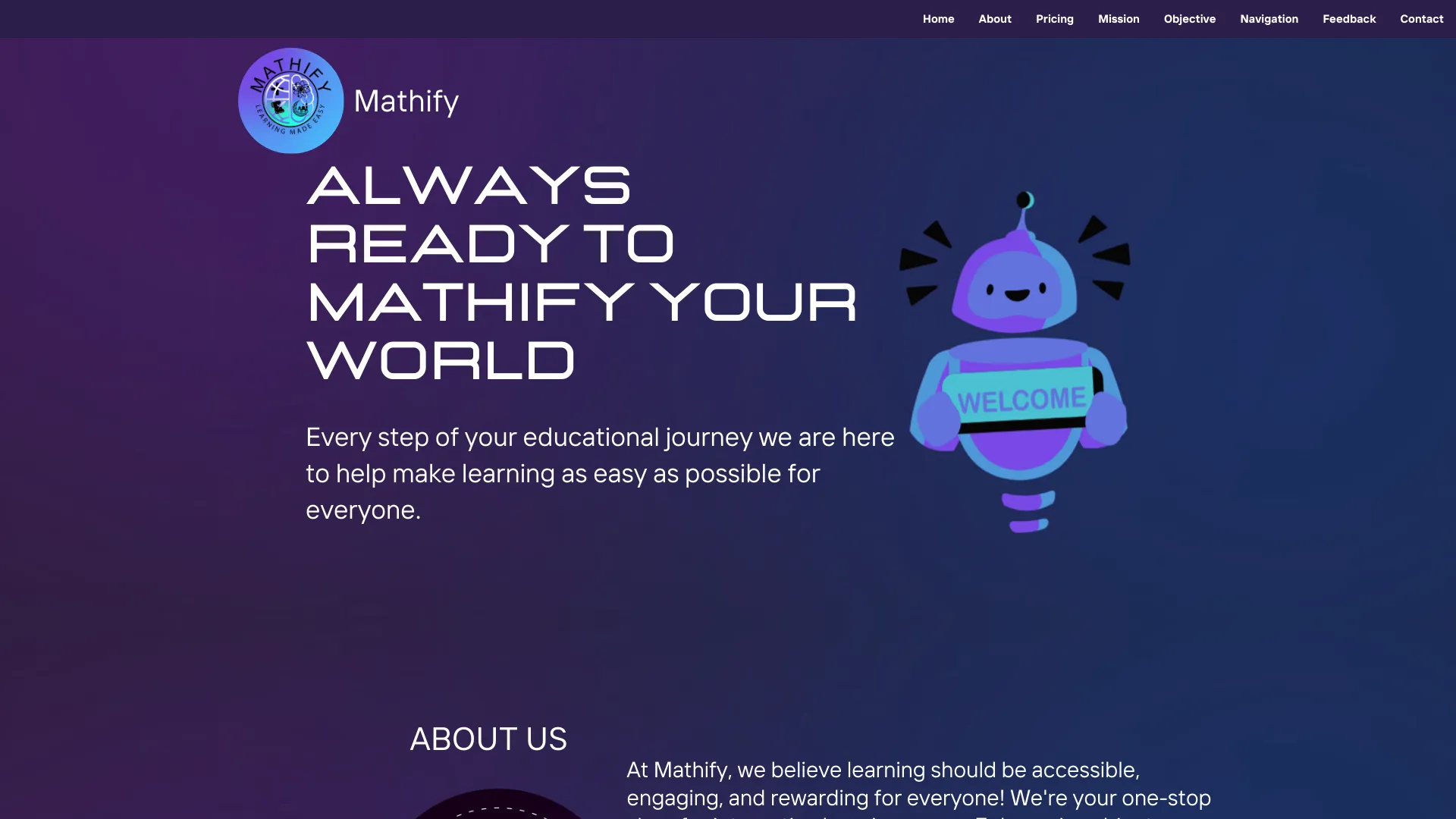 Mathify网页截图,Mathify网页快照