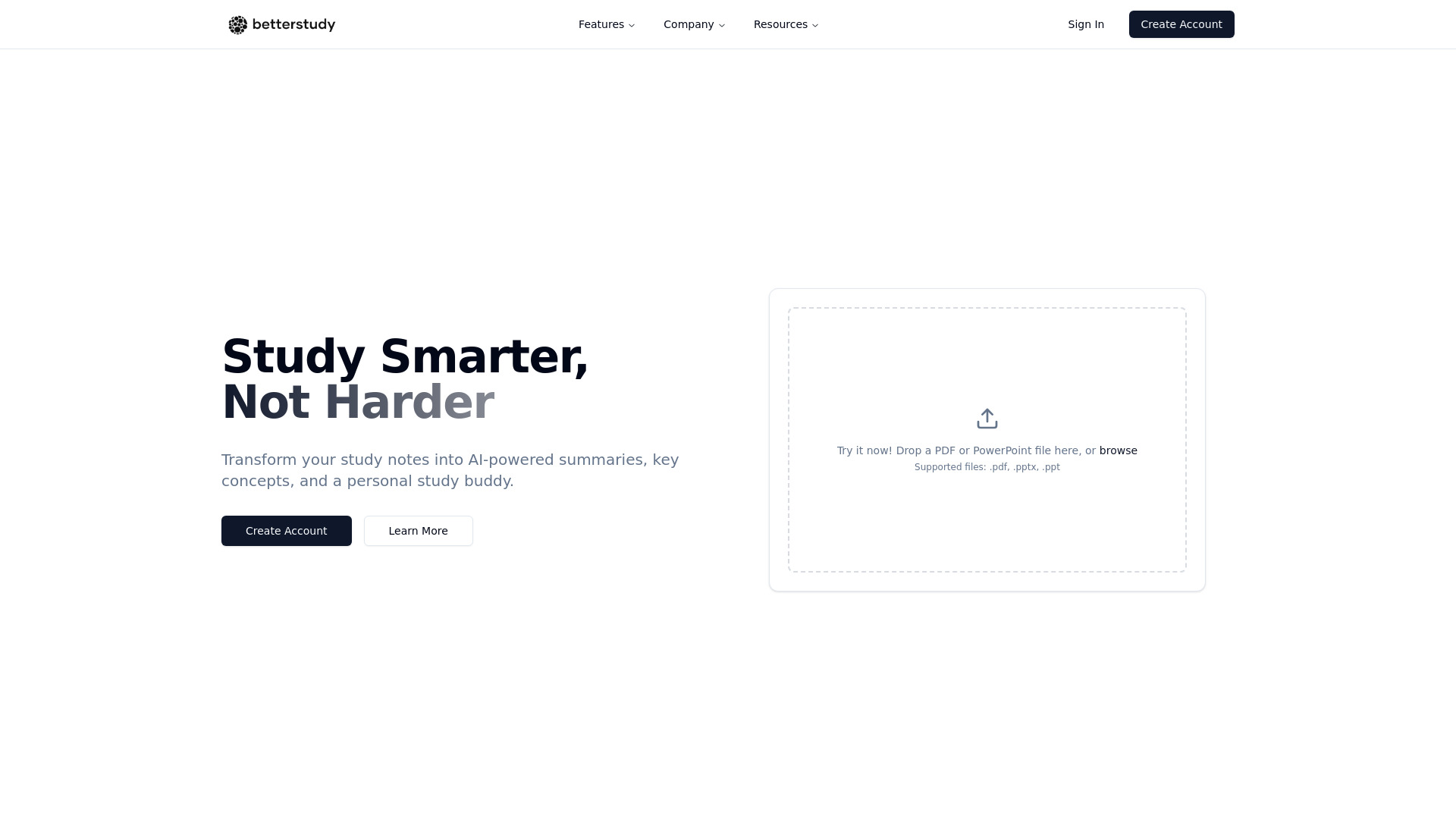 BetterStudy网页截图,BetterStudy网页快照