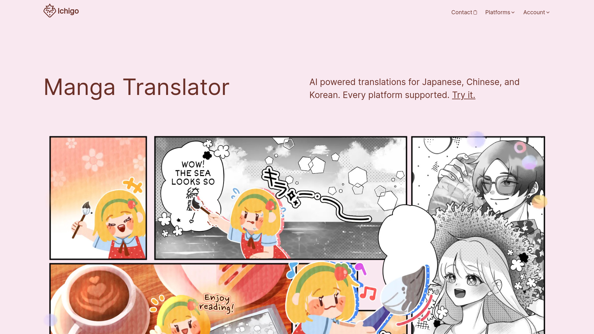 Manga Translator – ichigoreader网页截图,Manga Translator – ichigoreader网页快照