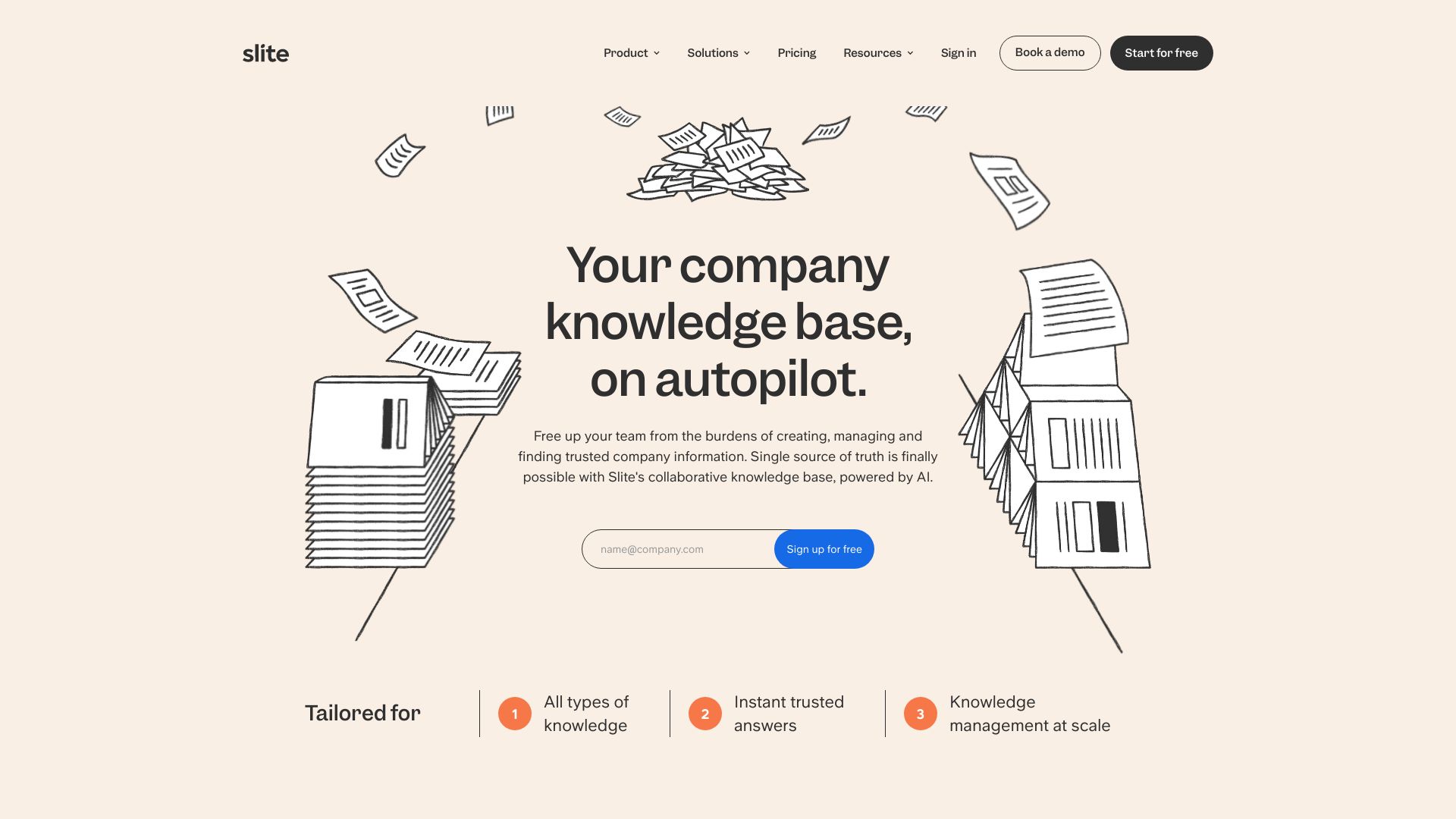 The all-new Slite网页截图,The all-new Slite网页快照
