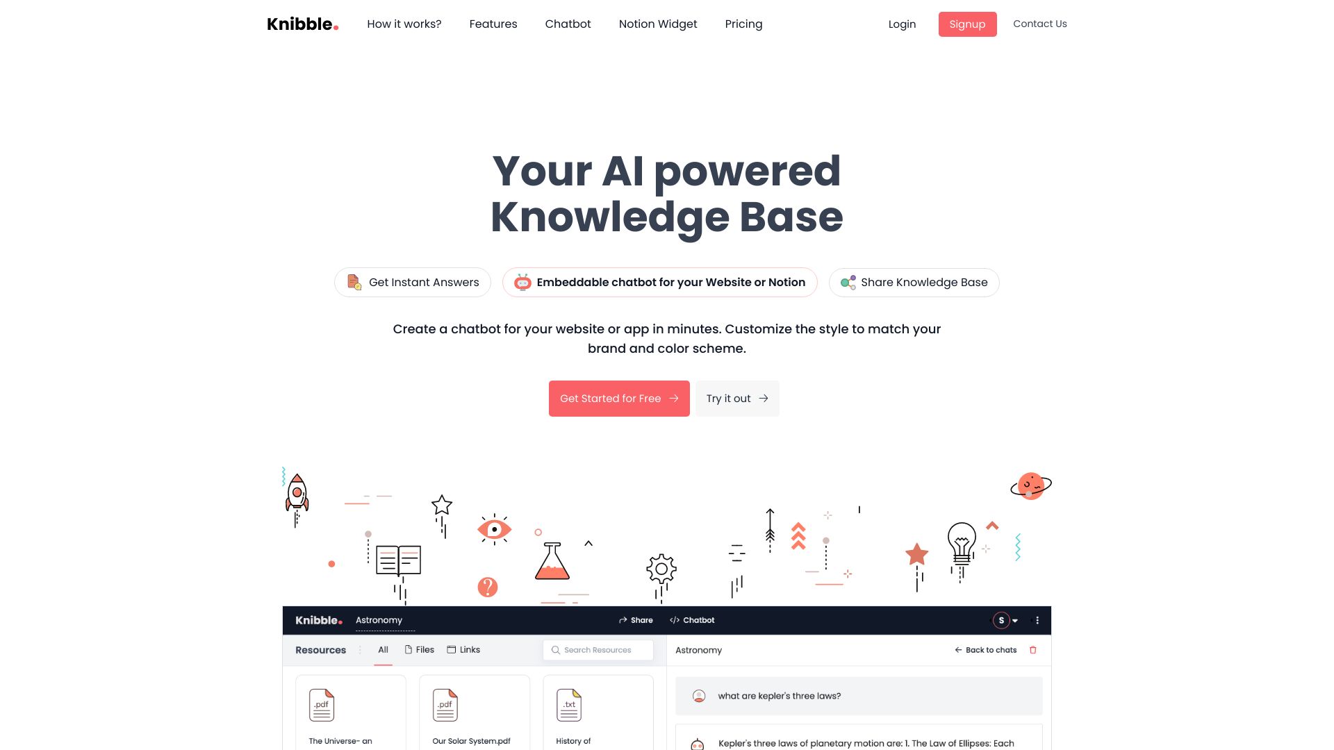 Knibble.AI网页截图,Knibble.AI网页快照